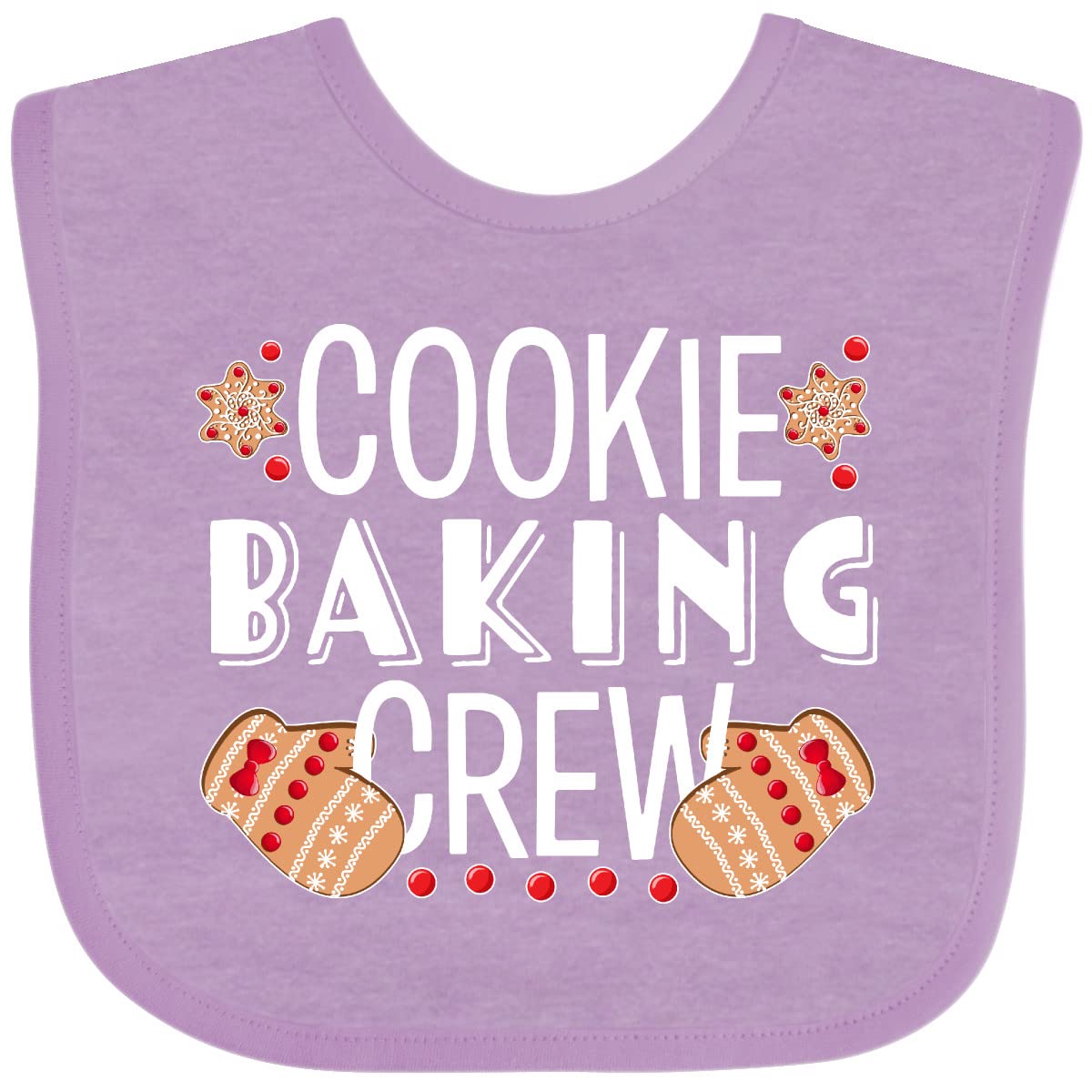 Inktastic Christmas Cookie Baking Crew with Oven Mitts & Baby Bib - Holiday Baking Outfit Set for Family, Kids & Toddlers - Perfect for Christmas Cooking, Baking Parties & Festive Family Photos