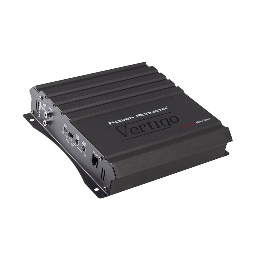 Power Acoustik VA1 1600D 1600W Monoblock Car Amplifier - Class A/B Bass Boost with Remote Control | Perfect for Car Audio Systems, Subwoofers, and Bass Enhancement