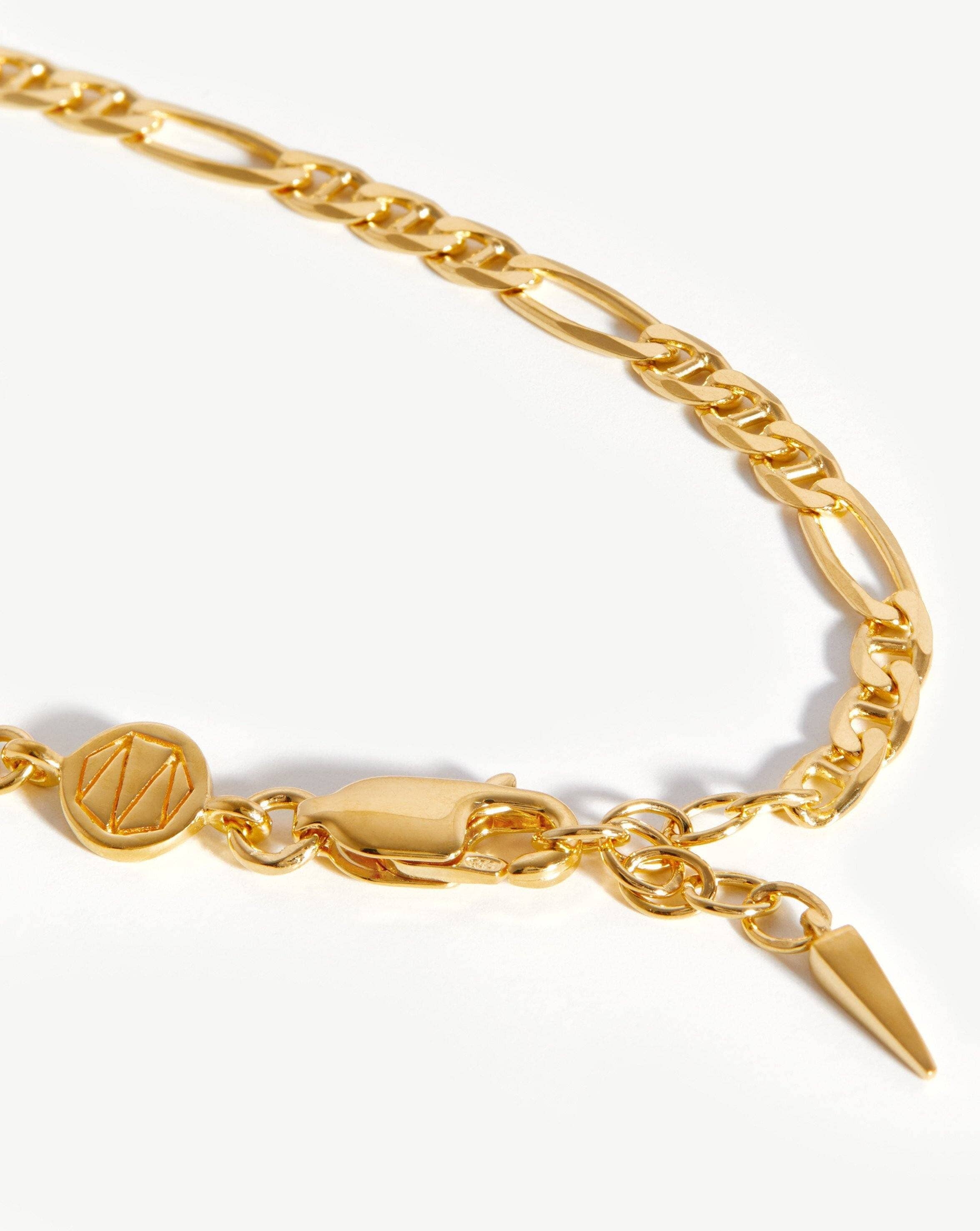 Filia 18k Gold Vermeil Chain Bracelet for Women - Elegant & Dainty Jewelry Gift for Birthday, Anniversary, Valentine's Day