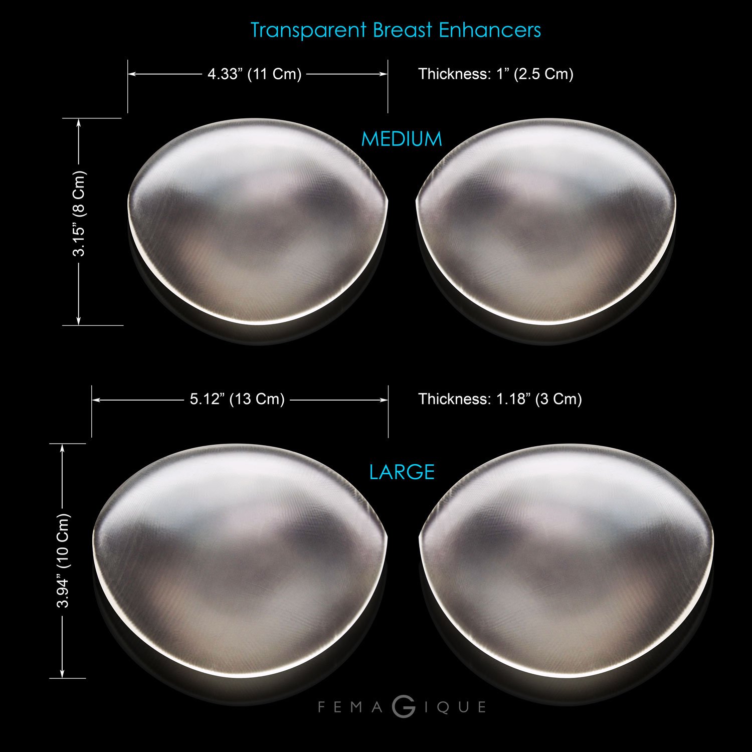 Push Up Silicone Gel Bra Inserts - Cleavage Enhancer Pads for Women | Perfect for Dresses, Swimsuits & Special Occasions
