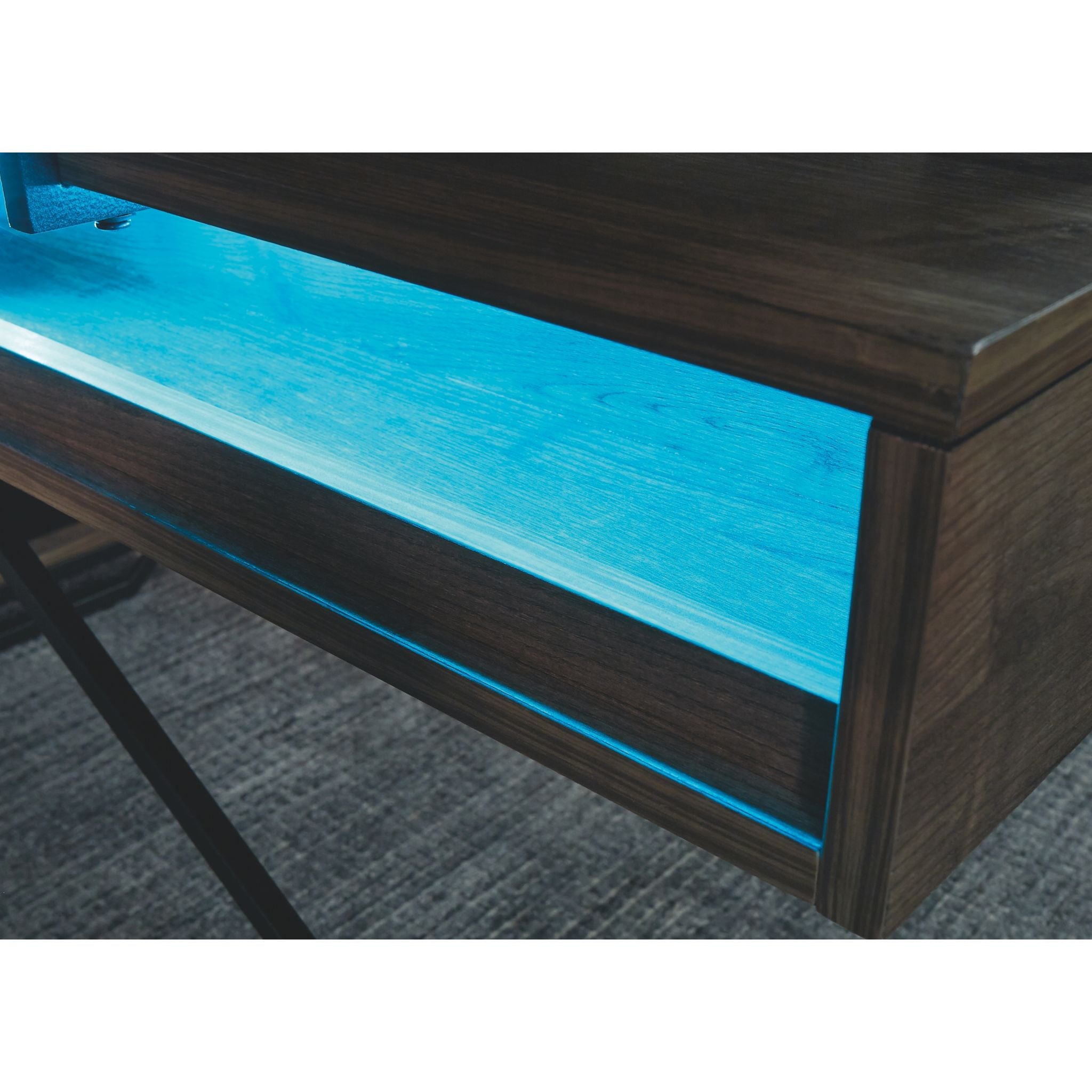 Barolli Gaming Desk - Gunmetal Finish, Ergonomic Design for PC & Console Gamers - Perfect for Home Office & Streaming Setup