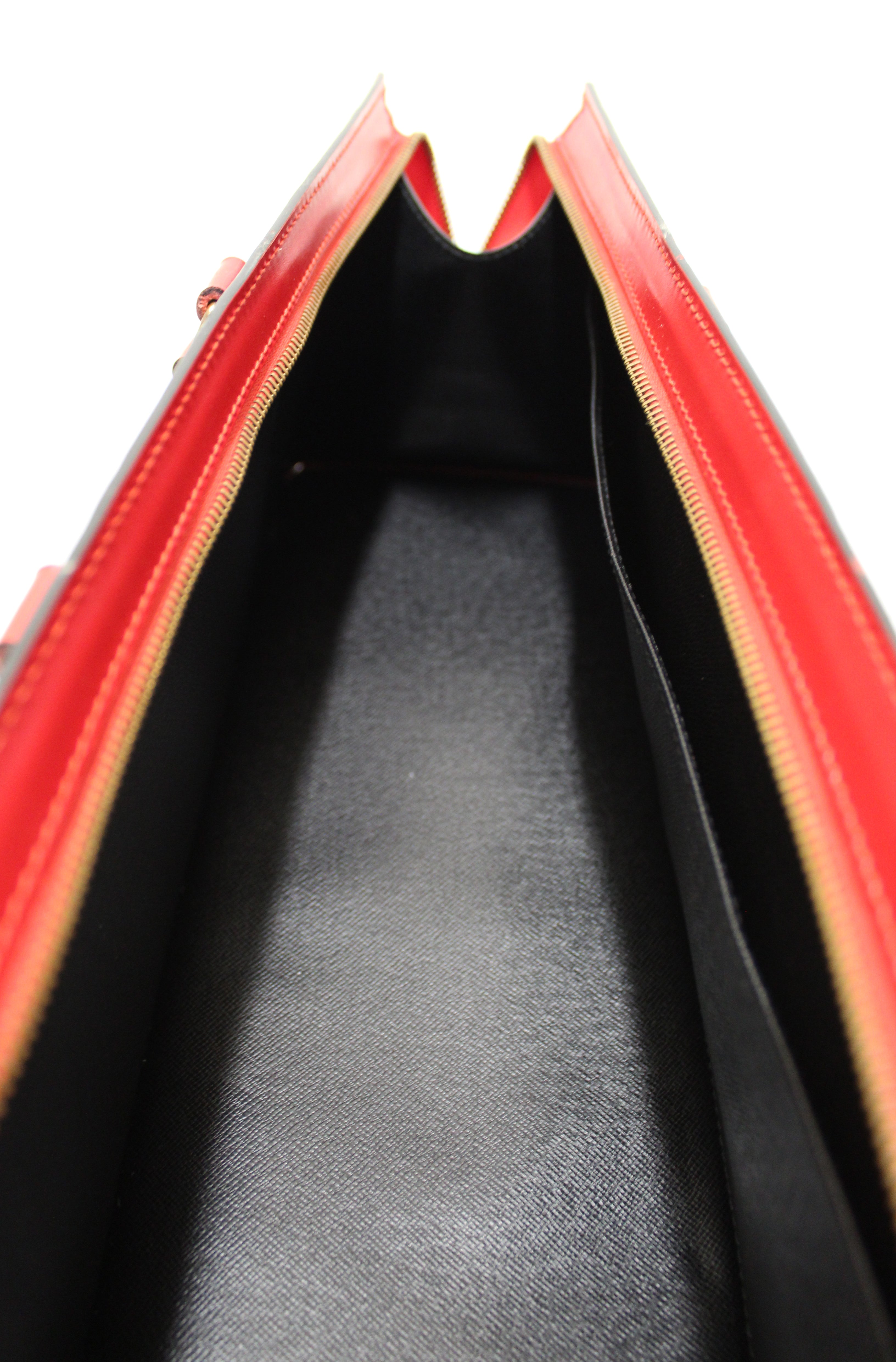 Authentic Louis Vuitton Epi Leather Red Triangle Crossbody Bag for Women | Luxury Designer Handbag for Parties, Travel & Everyday Use