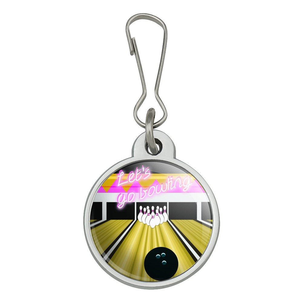 Bowling Alley Ball Pins Zipper Pull Charms - Cute Keychain Accessories for Handbags, Luggage & Backpacks | Perfect for Bowling Enthusiasts & Fashion Lovers