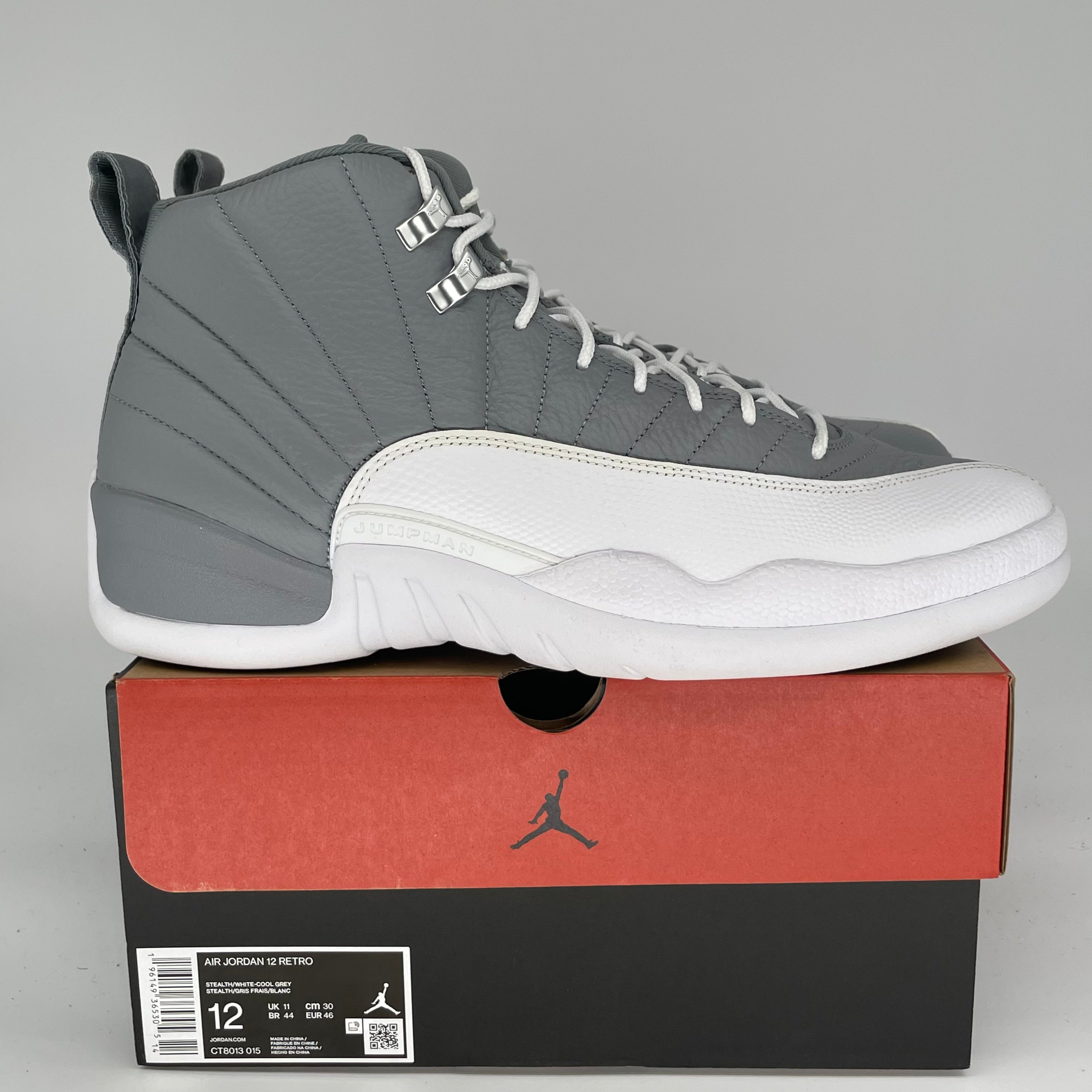 AIR JORDAN 12 STEALTH Men's Basketball Shoes Size 12 - CT8013-015 | Retro Sneakers for Sports, Streetwear & Casual Outfits