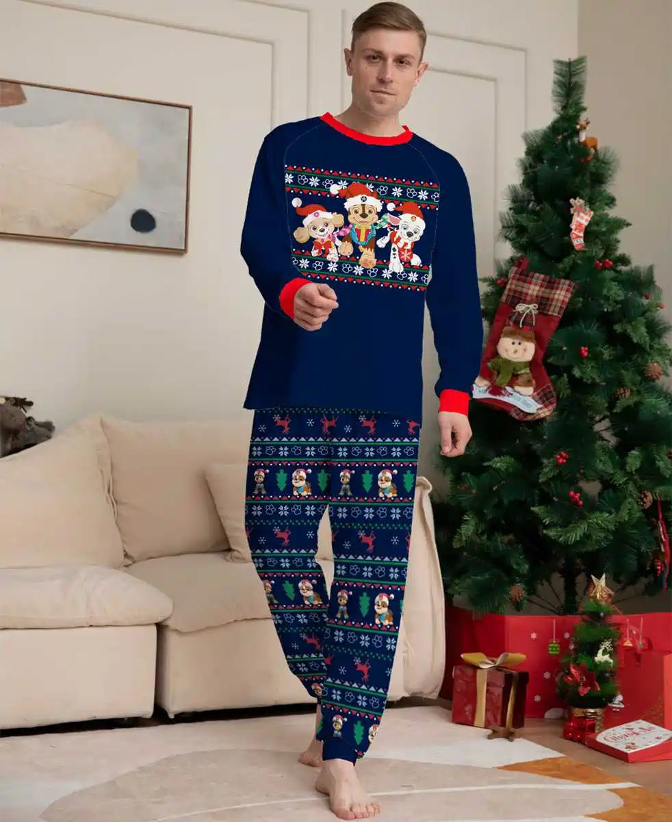 Christmas Matching Family Pajamas Set - Cozy Holiday PJS for Family Photos & Festive Gatherings #24007