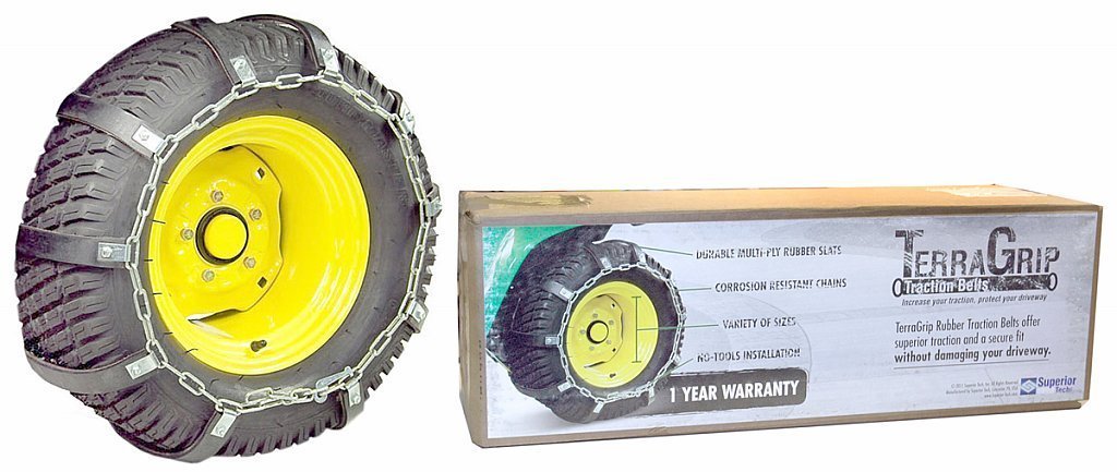 Rotary Corp Terra-Grip Traction Belts 23x10.5x12 - Heavy Duty ATV/UTV Snow Plow Tires for Winter & Off-Road Adventures