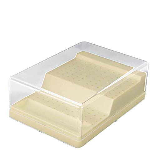 Dental Bur Block Holder - 168 Hole Rectangular Plastic Storage Box for High Temperature Sterilization | Organize Dental Burs, Endo Files & Rotary Instruments | Perfect for Dental Clinics, Labs & Sterilization Centers