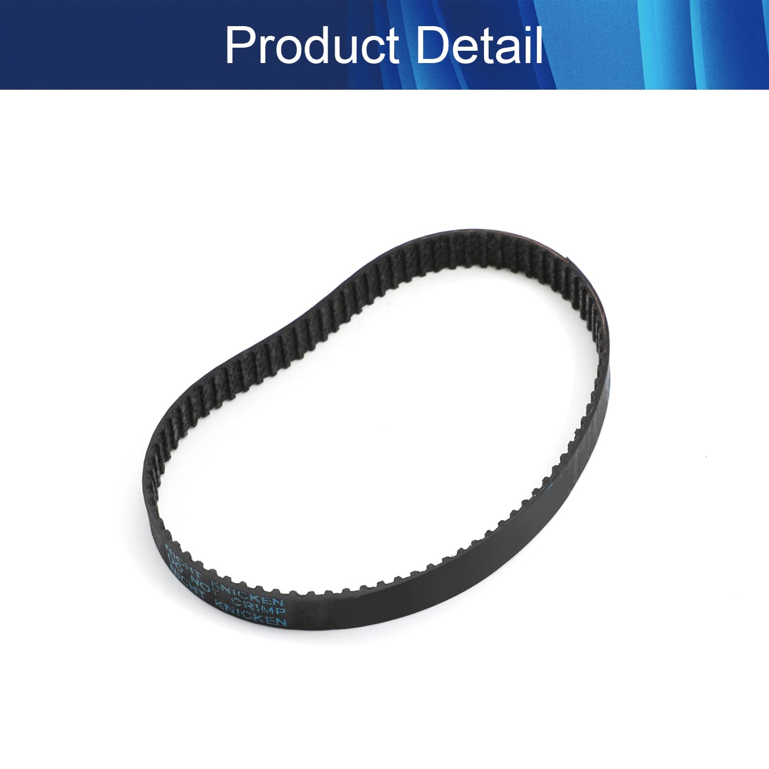 Jutagoss 66MXL Timing Belt - 168.656mm Perimeter, 6mm Width, 2.032mm Pitch, 83 Teeth - Cogged Rubber Toothed Belt for 3D Printers, CNC Machines & Industrial Equipment