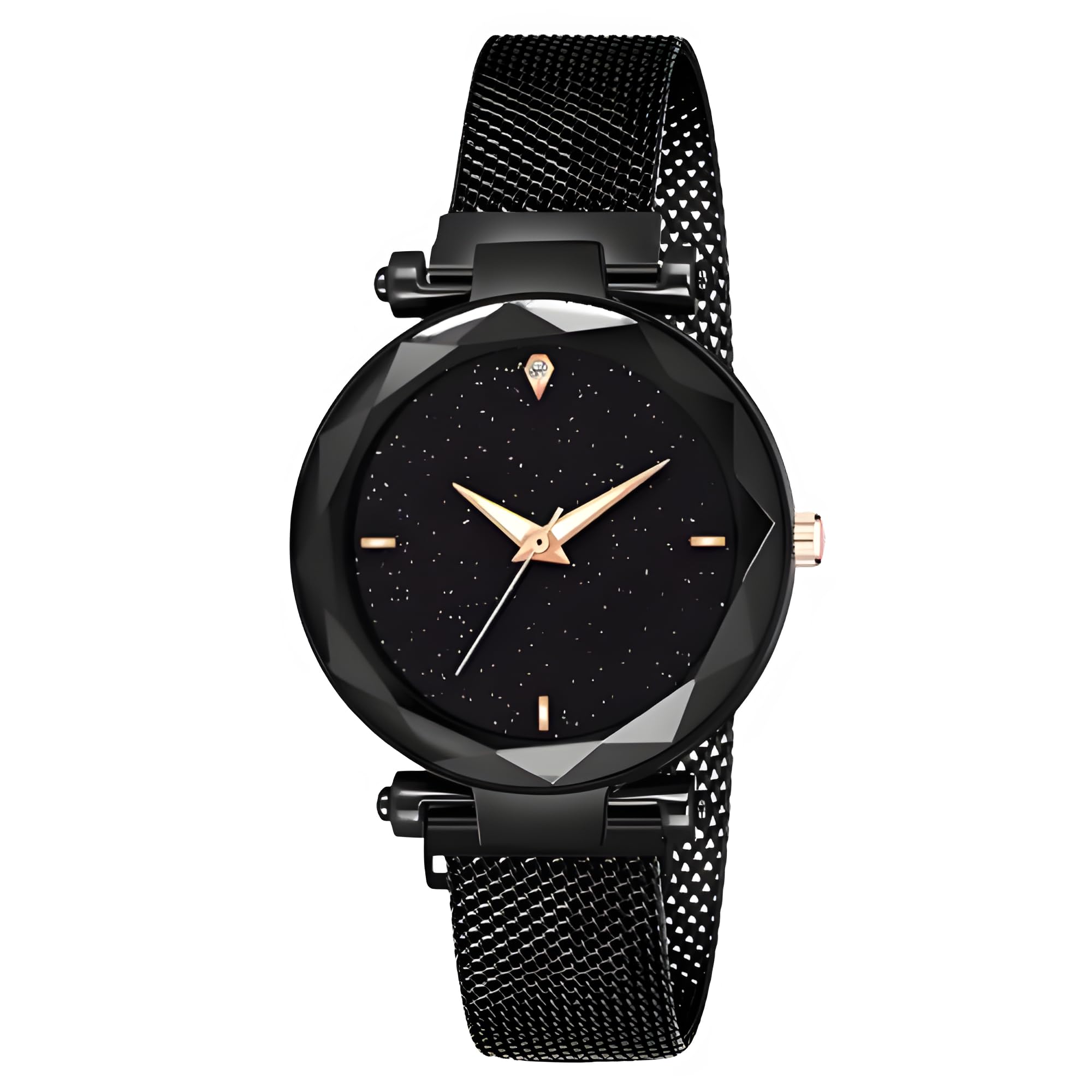 STYLEFLIX Casual Analog Women's Round Diamond Watch - Fashionable & Elegant Timepiece for Everyday Wear, Office, and Special Occasions
