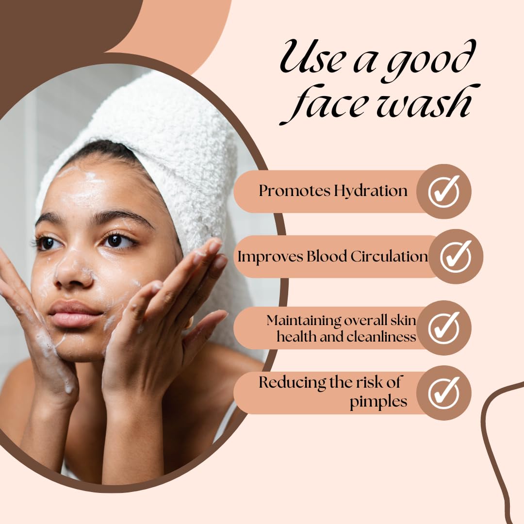 Le Natura Naulakha Naturals Charcoal Tea Tree Foaming Face Wash with Built-In Brush - Anti-Acne, Oil Control Cleanser for Men & Women | Vegan, No Harsh Chemicals | Daily Skincare Routine for Clear, Healthy Skin