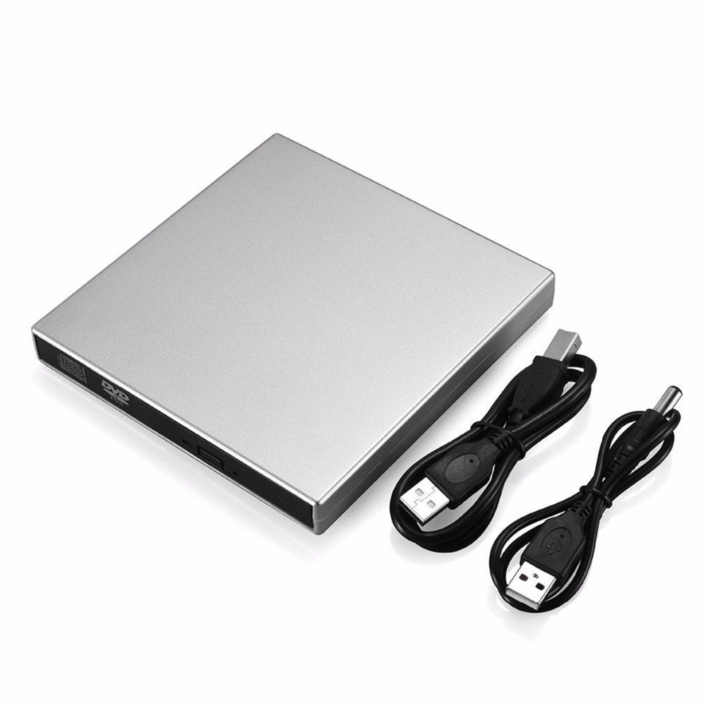 Portable CD DVD Player for PC - External USB Drive for Laptop & Desktop - Perfect for Travel, Office, and Home Entertainment