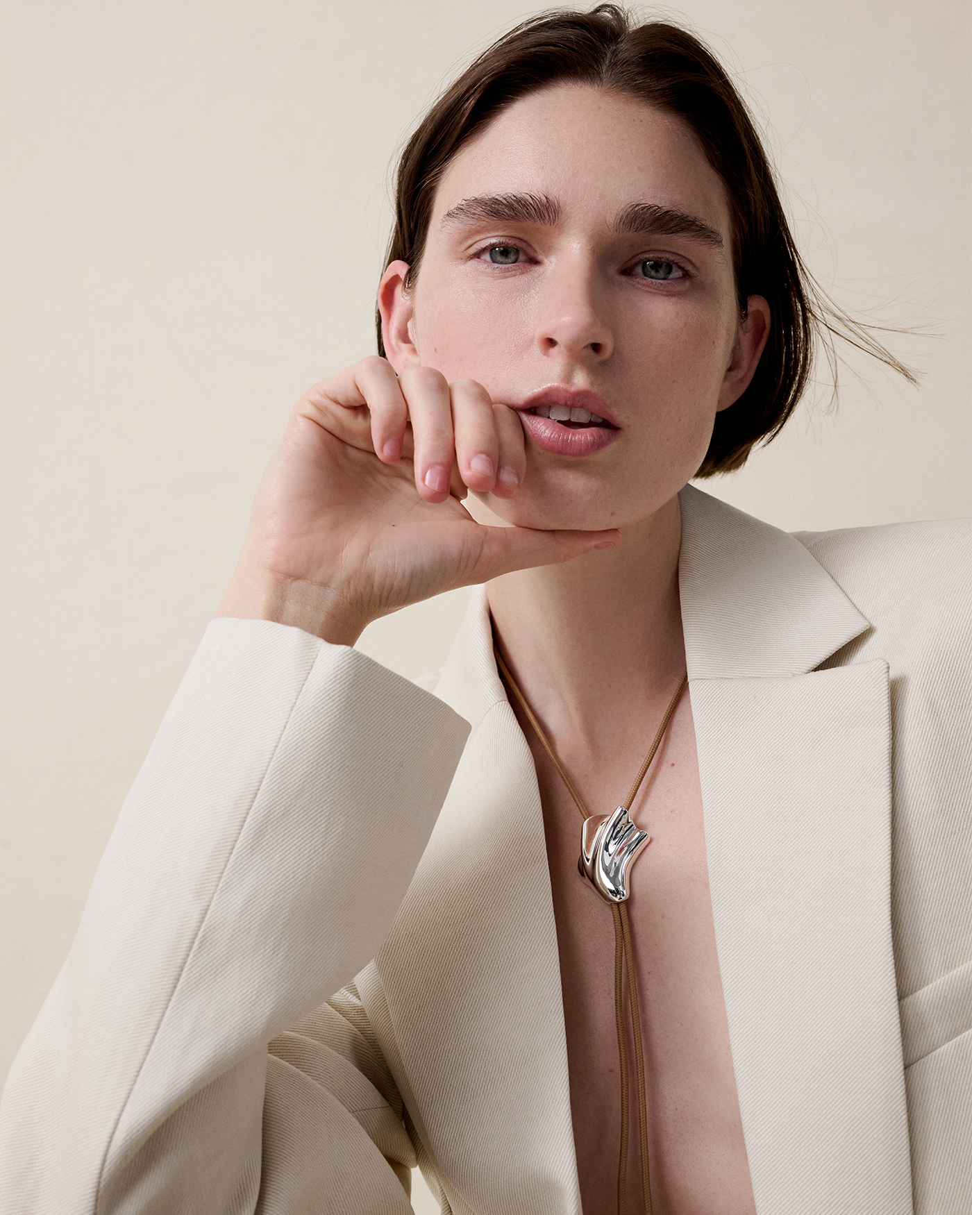 Lydia Bolo Tie - Sterling Silver Western Necklace for Men & Women - Perfect for Cowboy, Rodeo, and Western Fashion Outfits