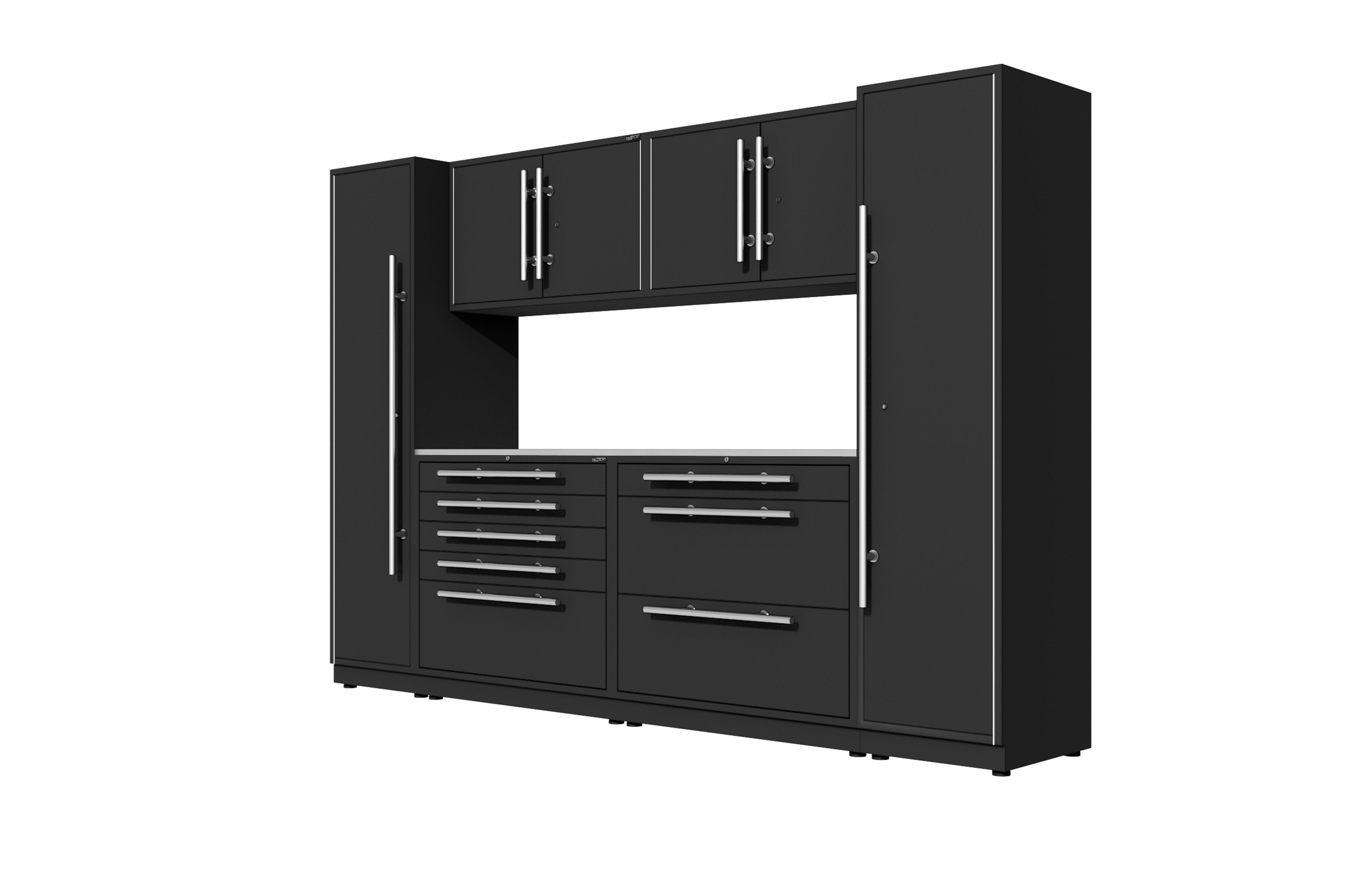 ProSlat LUX 120 Single Door Locker - Preconfigured Storage Solution for Home, Office & Gym Organization - Durable Metal Locker with Secure Lock