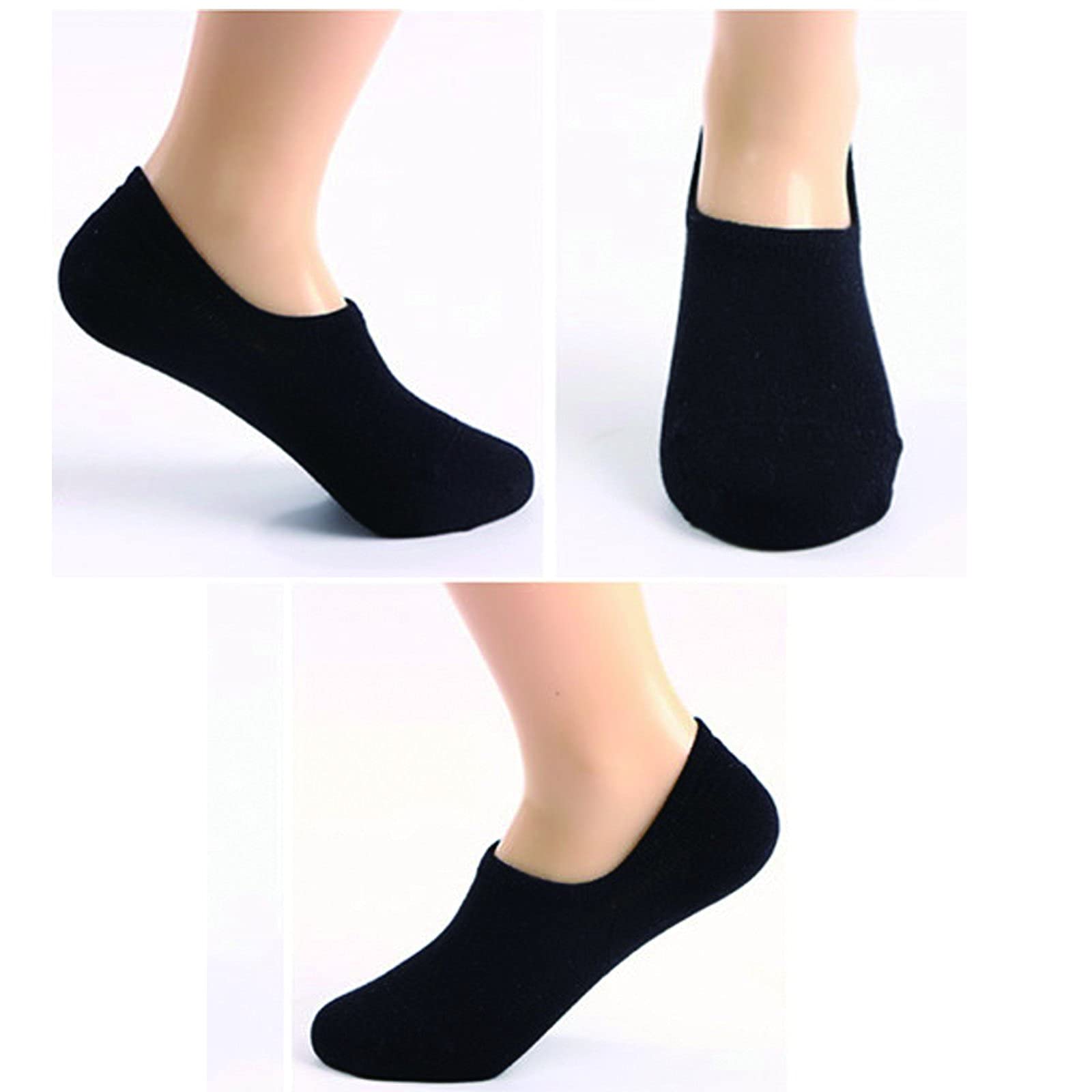 4 Pairs No Show Socks for Women - Non Slip, Breathable Low Cut Invisible Liner Socks - Perfect for Boat Shoes, Loafers & Sneakers