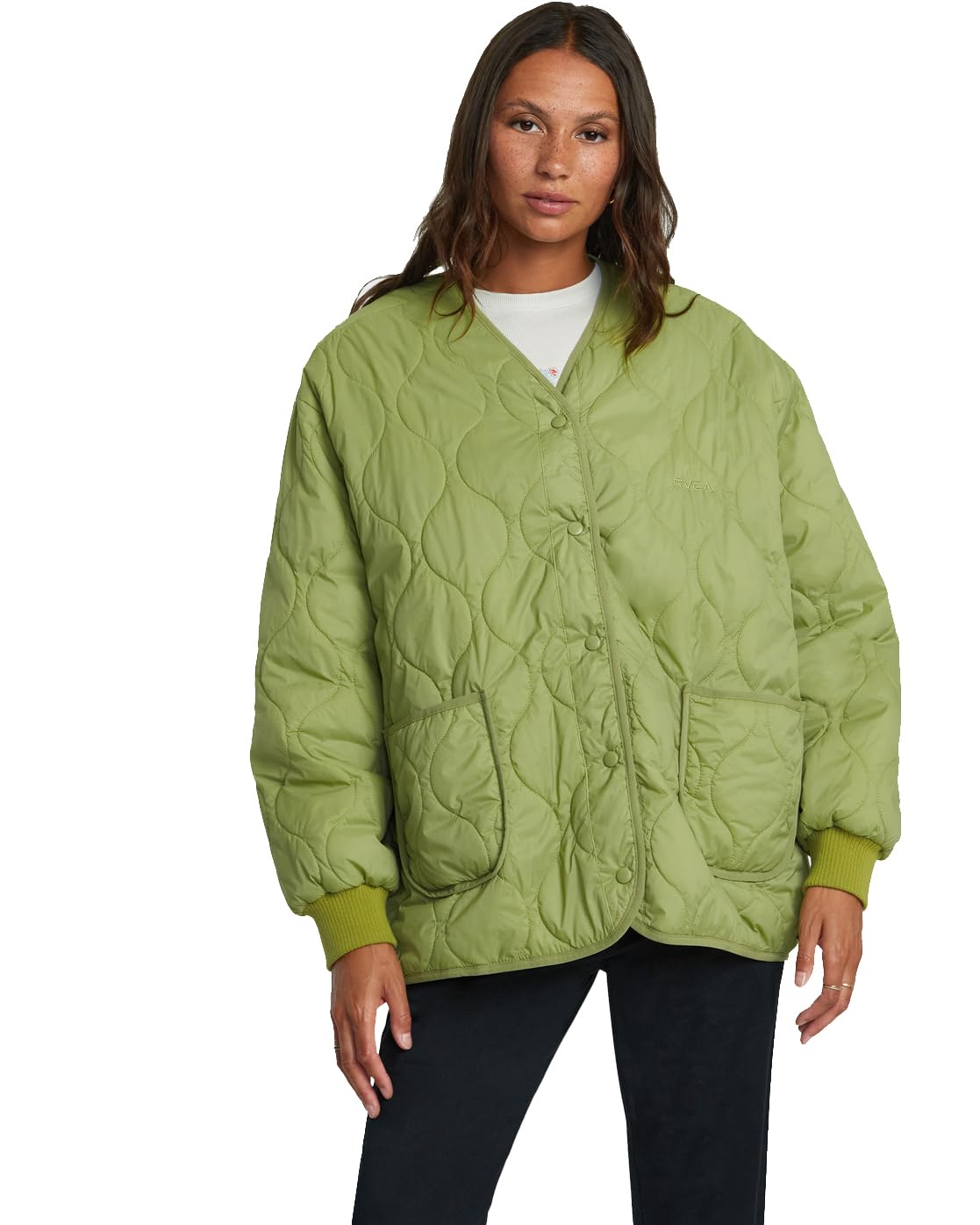 RVCA Women's Insulated Winter Jacket - Waterproof Windproof Warm Coat for Outdoor Activities, Hiking & Camping
