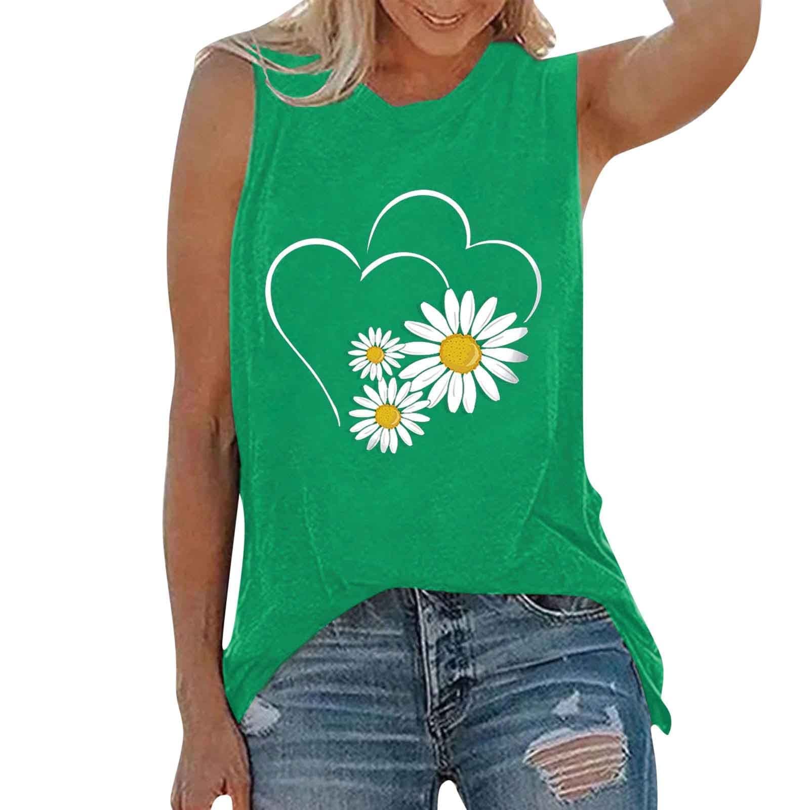 Women's Plus Size Loose Fitting Butterfly Print Tank Tops - Breathable Summer Casual Tops for Outdoor Activities, Beach Wear & Daily Comfort