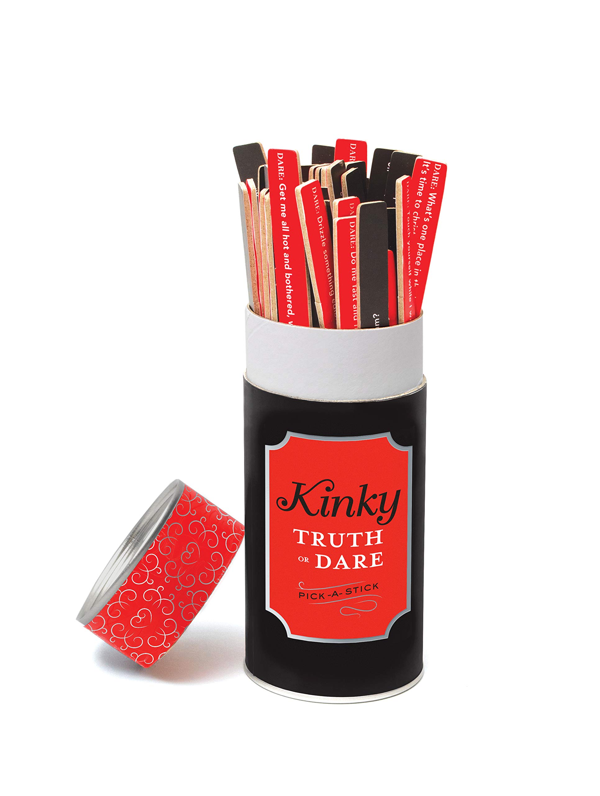 Kinky Truth or Dare: Pick-A-Stick Game for Couples | Naughty Adult Party & Date Night Fun | Romantic & Sexy Card Game for Spicing Up Relationships | Perfect for Anniversary, Valentine's & Intimate Evenings