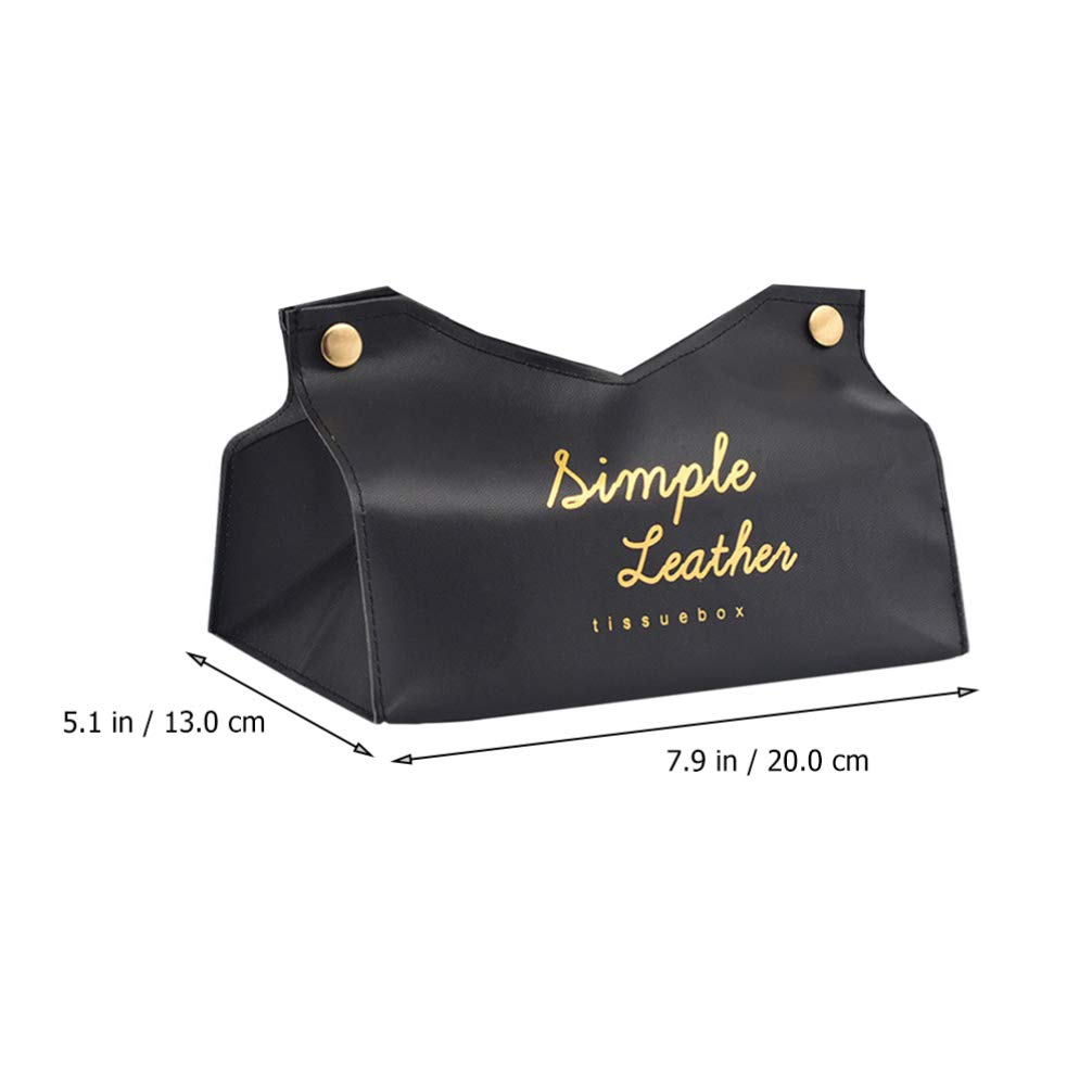 1pc PU Leather Napkin Holder Box - Stylish Paper Towel & Napkin Storage Container for Kitchen, Dining Table, Office, and Restaurant Use