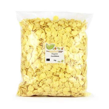 Organic Cornflakes 1kg - Whole Foods Breakfast Cereal | Non-GMO, Gluten-Free | Perfect for Healthy Breakfast & Snacking