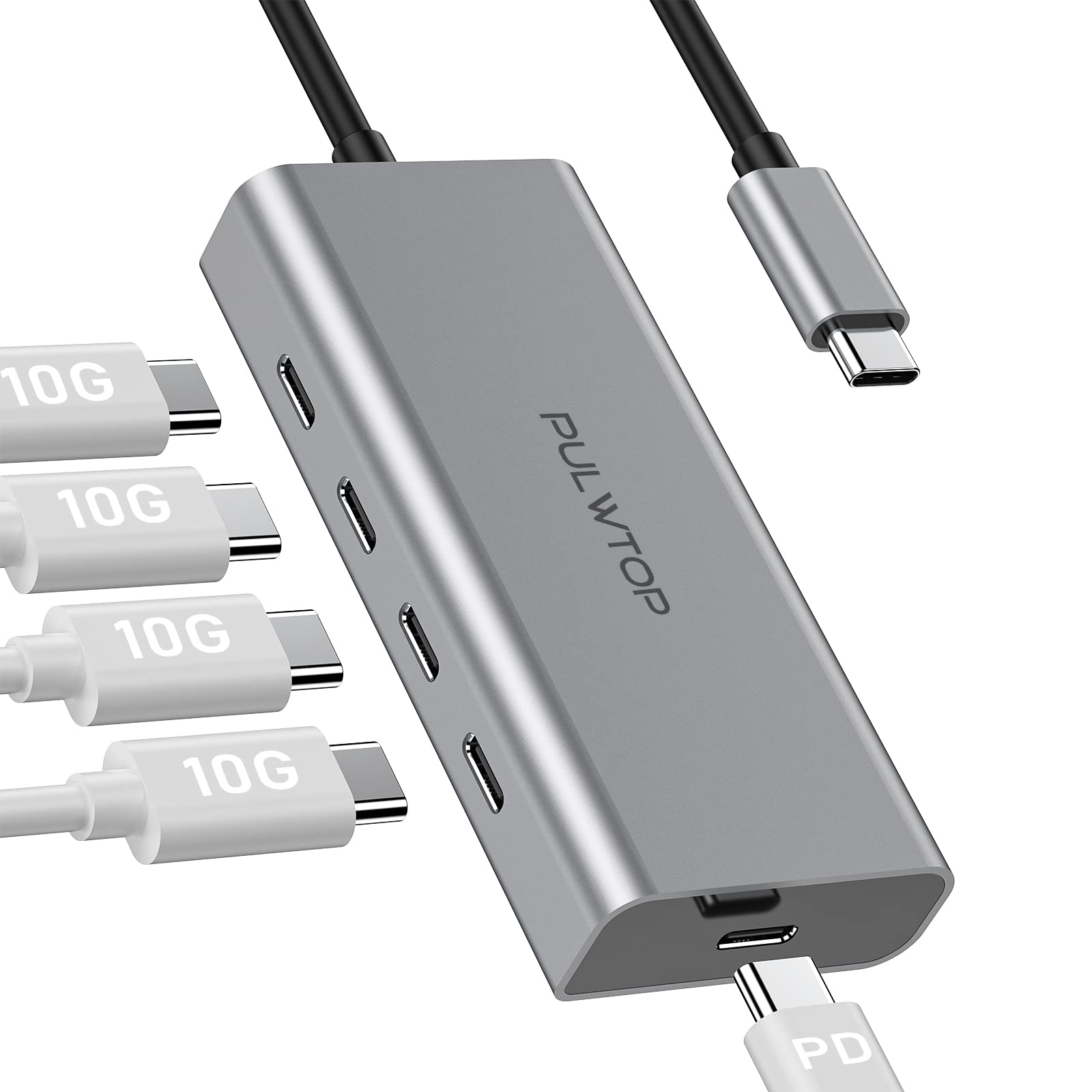 5-Port USB C Hub 10Gbps with 100W Power Delivery - Multi-Port Adapter for MacBook Pro/Air, Laptop - Expand Connectivity for Work, Travel & Home Office