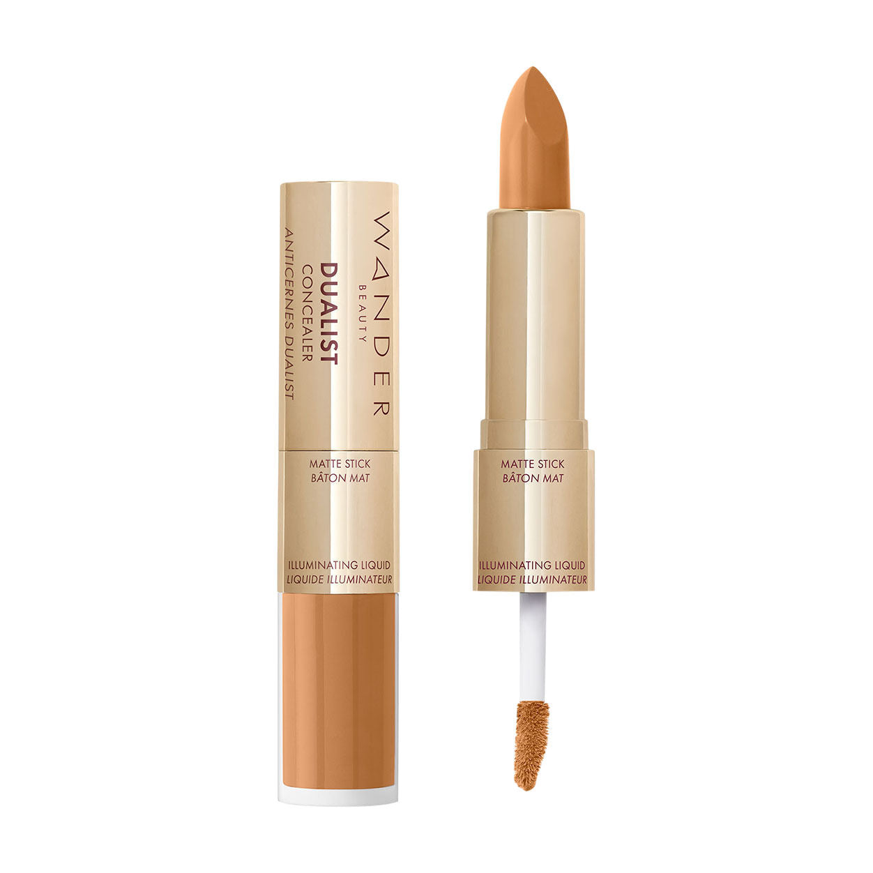 Dualist Matte and Illuminating Concealer - Full Coverage Makeup for Dark Circles & Blemishes | Day & Night Wear for Flawless Skin