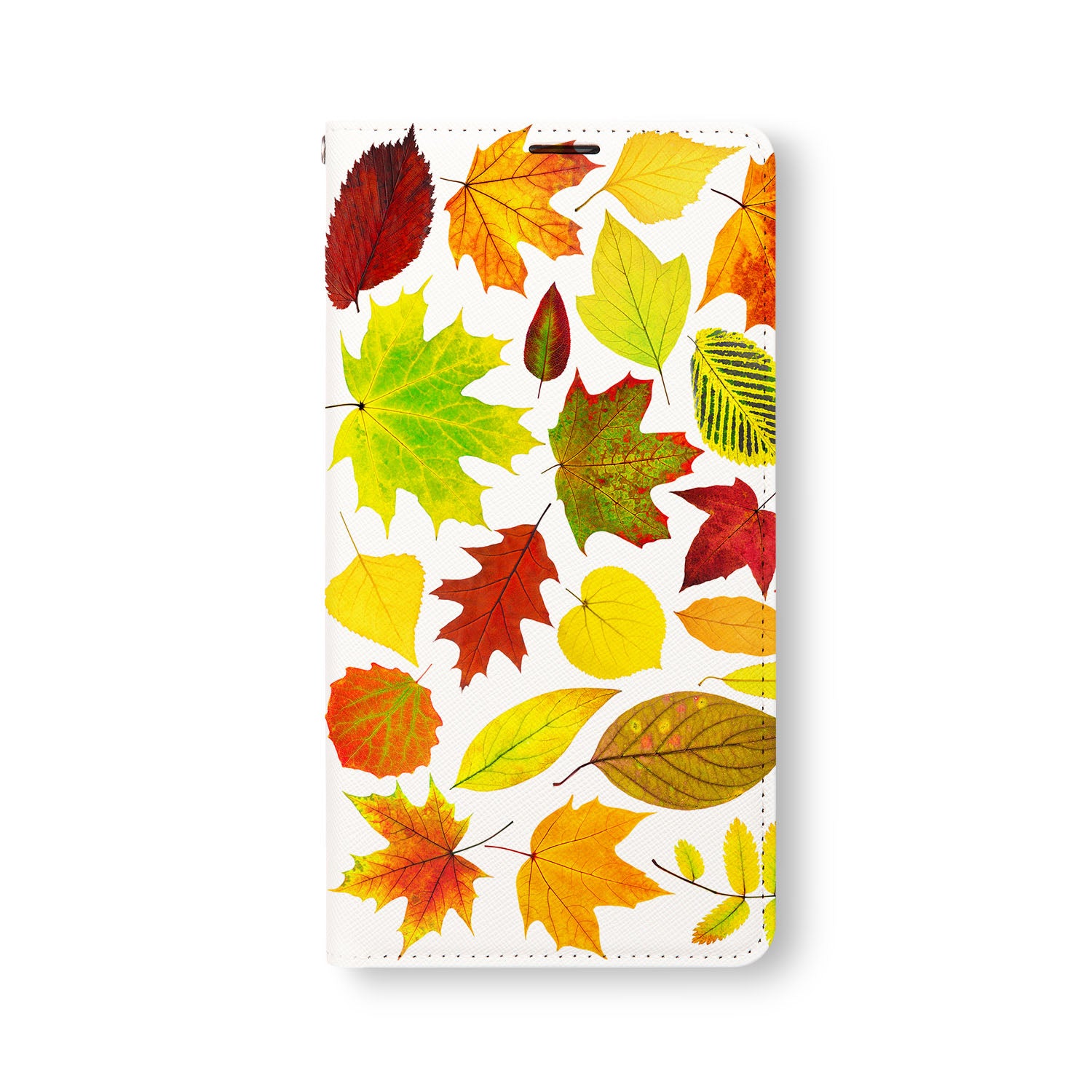 Samsung Wallet with Flat Leaves Design - Slim RFID Blocking Card Holder for Men & Women - Perfect for Travel, Business & Everyday Use