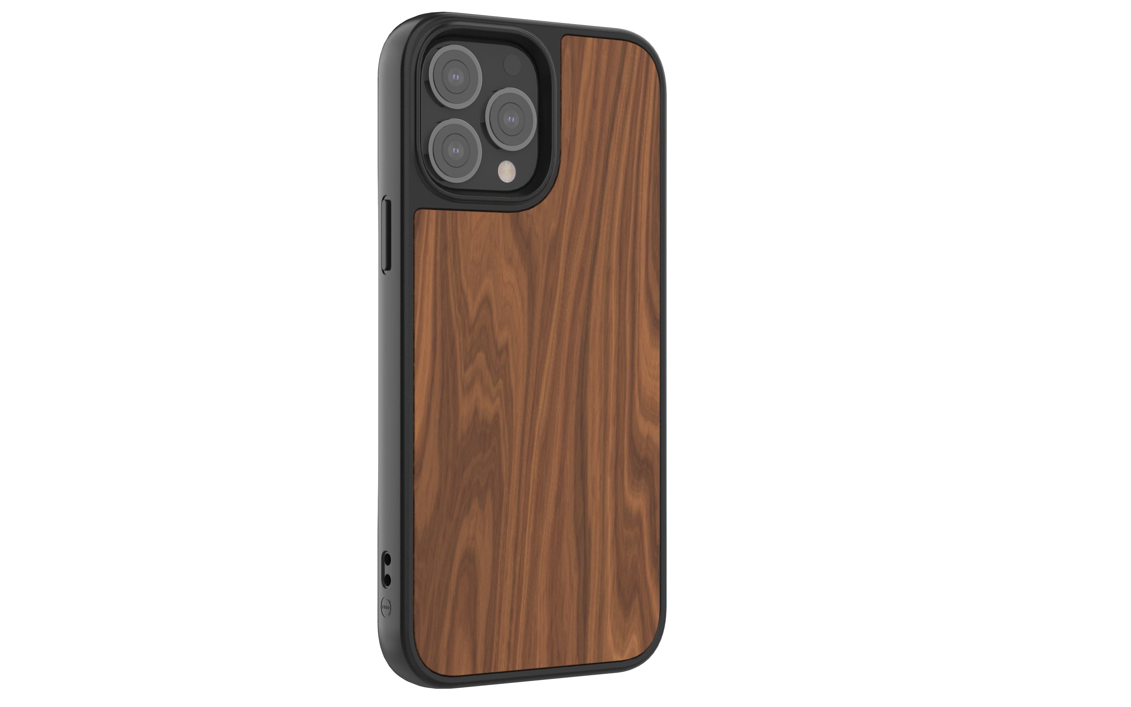 Impact Zero® Premium Walnut Wood Protective Case for iPhone 13 Pro - Slim Durable Cover with Shock Absorption - Perfect for Everyday Use, Travel & Outdoor Activities