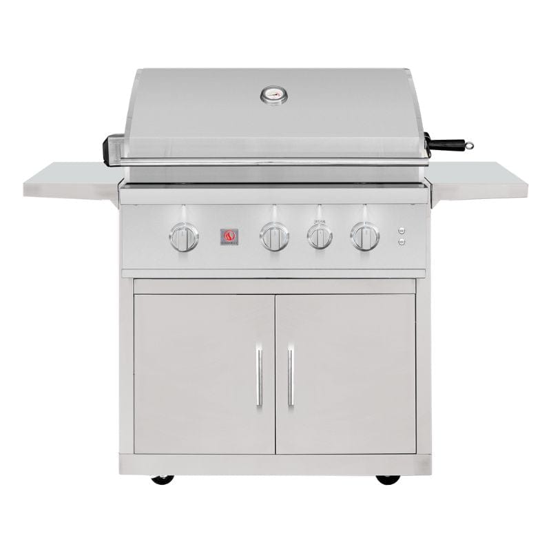 Summerset Freestanding Cart for 32 TRL PRO Grill - Premium Outdoor BBQ Grill Cart with Storage - Perfect for Backyard, Patio, and Camping Cookouts