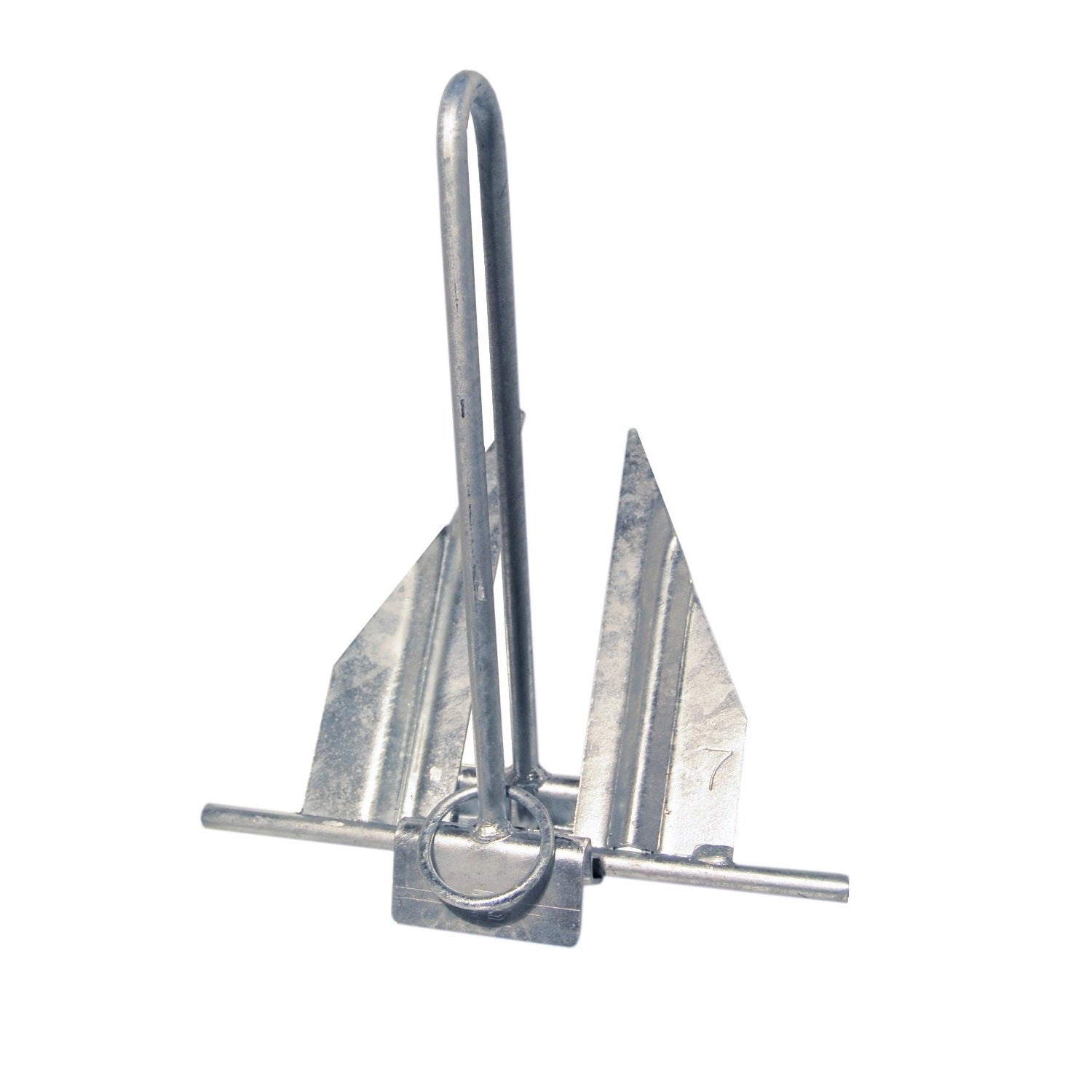 4Lb Size 8 Galvanized Anchor Slip Ring - Heavy Duty Marine Hardware for Boats, Sailing & Fishing Gear