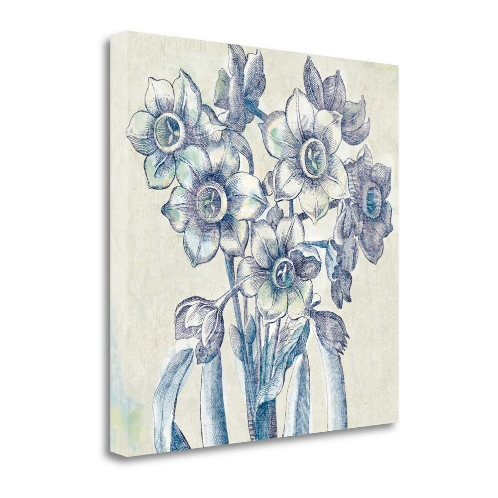 Belle Fleur IV by Sue Schlabach - Premium Giclee Art Print on Gallery Wrapped Canvas - Ready to Hang Wall Decor for Living Room, Bedroom & Office