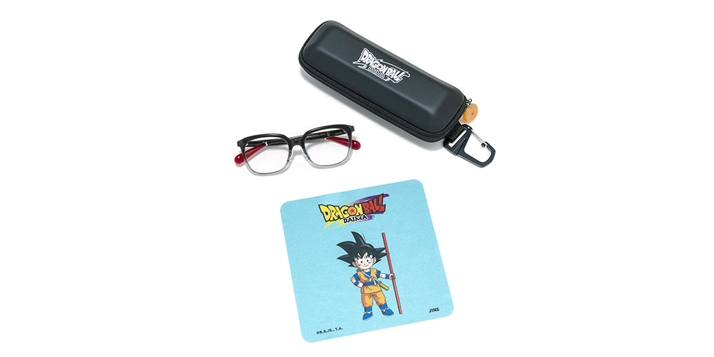 JINS x DRAGON BALL DAIMA Kids Glasses Frame 099 98 - Stylish Anime Eyewear for Kids | Perfect for School, Cosplay & Dragon Ball Fans