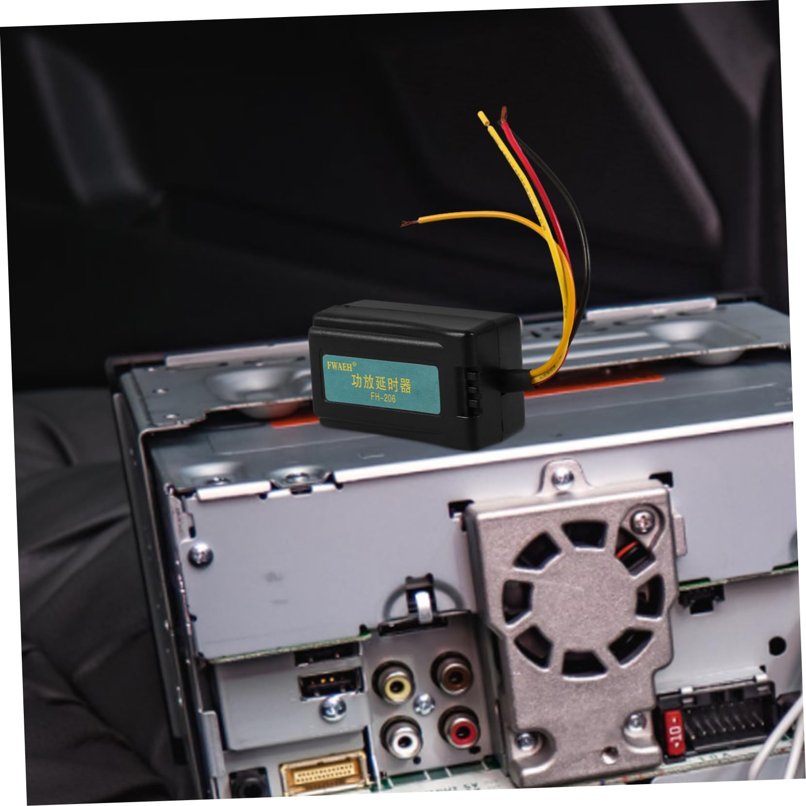 12V Automotive Digital Delay Relay Timer Module - Precision Low Voltage Start-up for Car Audio System & Speaker Control | Perfect for DIY Car Audio Projects & Vehicle Electrical Upgrades