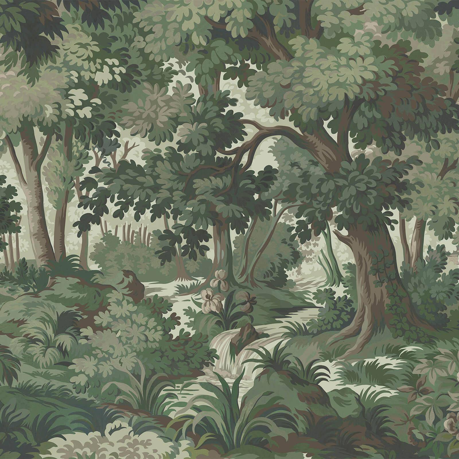 ARBOREA Wallpaper Verde Sample - Premium Peel and Stick Wallpaper for Home Decor - Perfect for Living Room, Bedroom, and Office