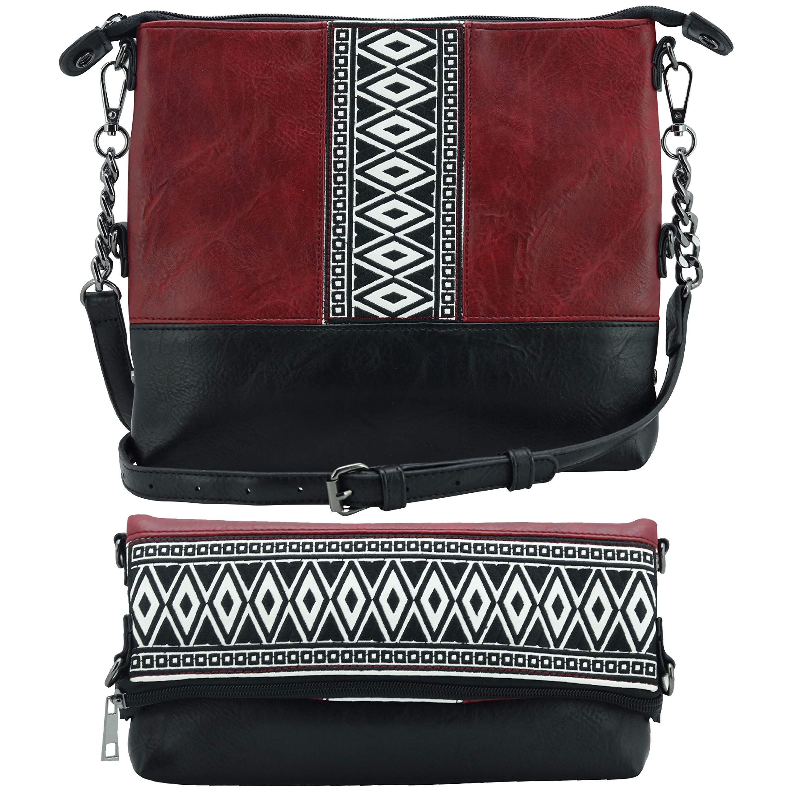 K&Bo Lightweight Soft Leather Crossbody Bags for Women - Stylish Travel Purse & Everyday Handbag for Work, Shopping & Outings