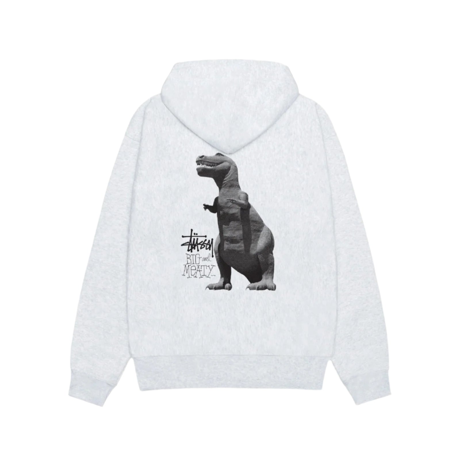Stussy Big & Meaty Zip Hoodie for Men - Oversized Streetwear Pullover with Front Pocket | Perfect for Casual Wear, Street Fashion & Urban Lifestyle