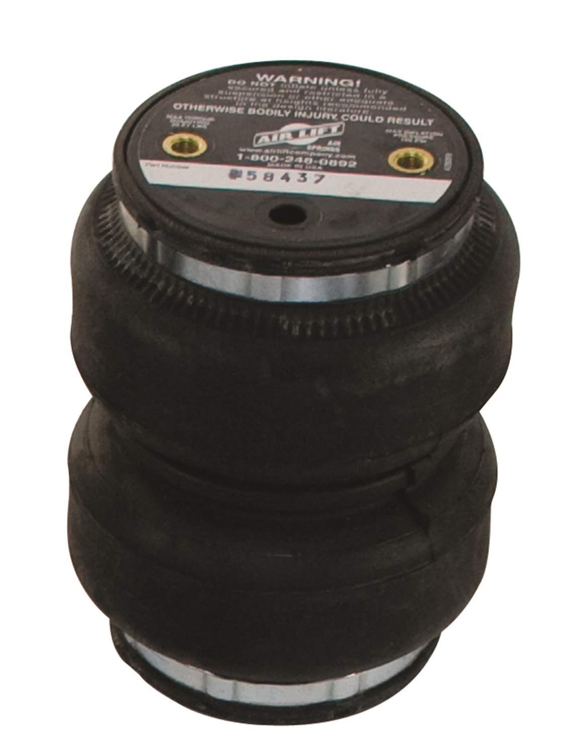 Air Lift 50297 Replacement Air Spring - Heavy Duty Bellows Type for Trucks & SUVs - Black - Perfect for Off-Roading, Towing & Load Leveling