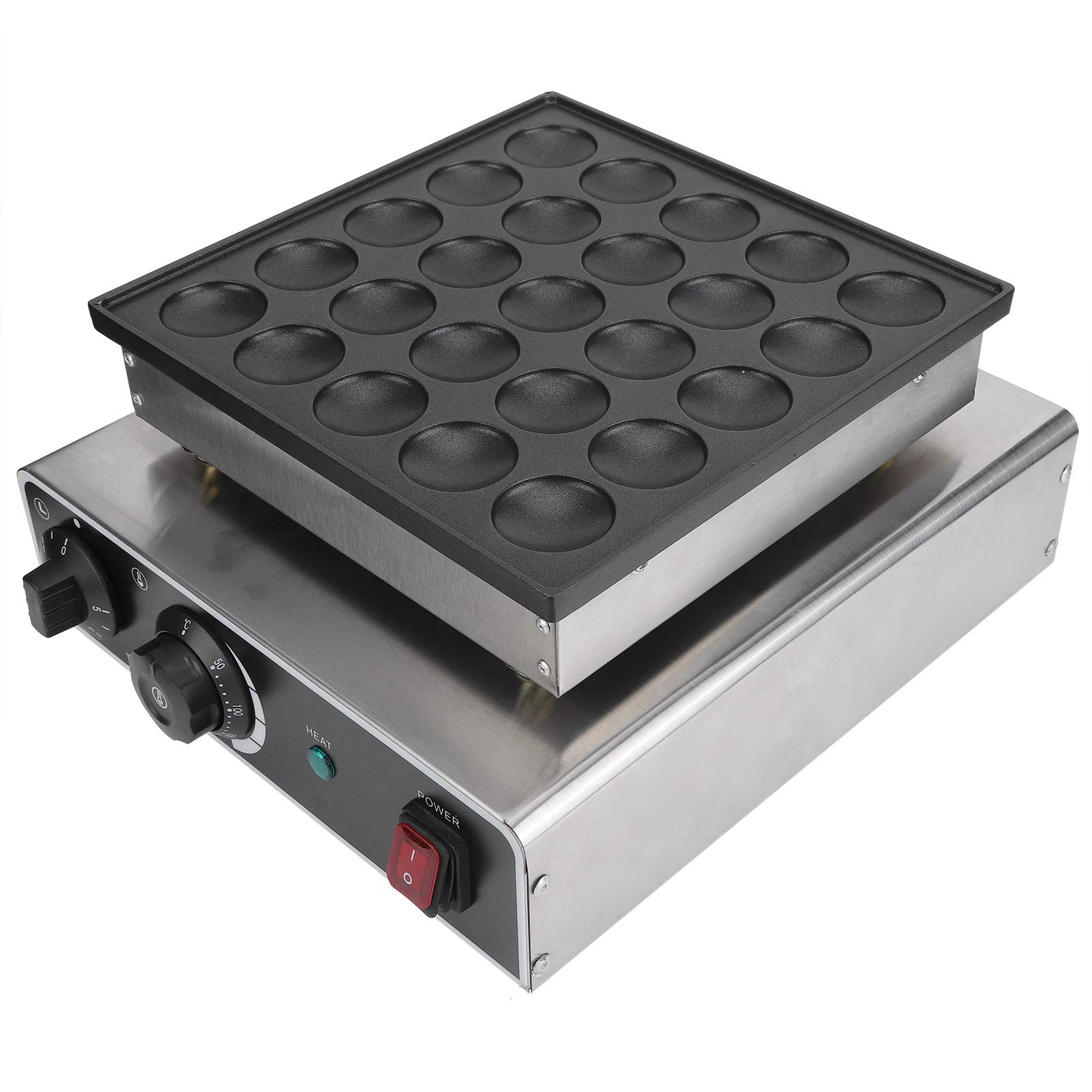 25-Hole Muffin Maker & Waffle Machine - Non-Stick Baking Pan for Muffins, Waffles, Pancakes - British Flag Design - Perfect for Home Kitchen & Restaurant Breakfast Cooking