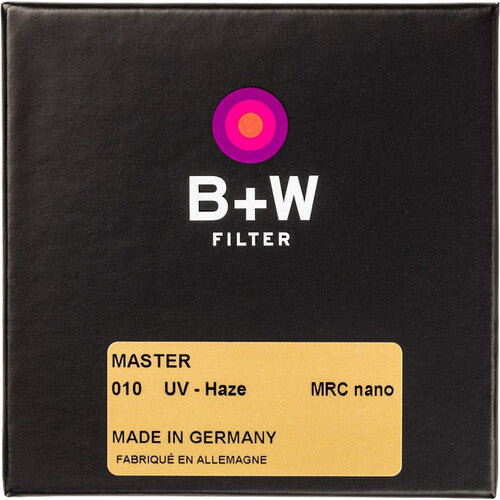 B+W 67mm #010 MASTER UV Haze MRC Nano Filter - Professional UV Protection for DSLR & Mirrorless Cameras - Reduce Haze & Enhance Clarity in Landscape & Travel Photography