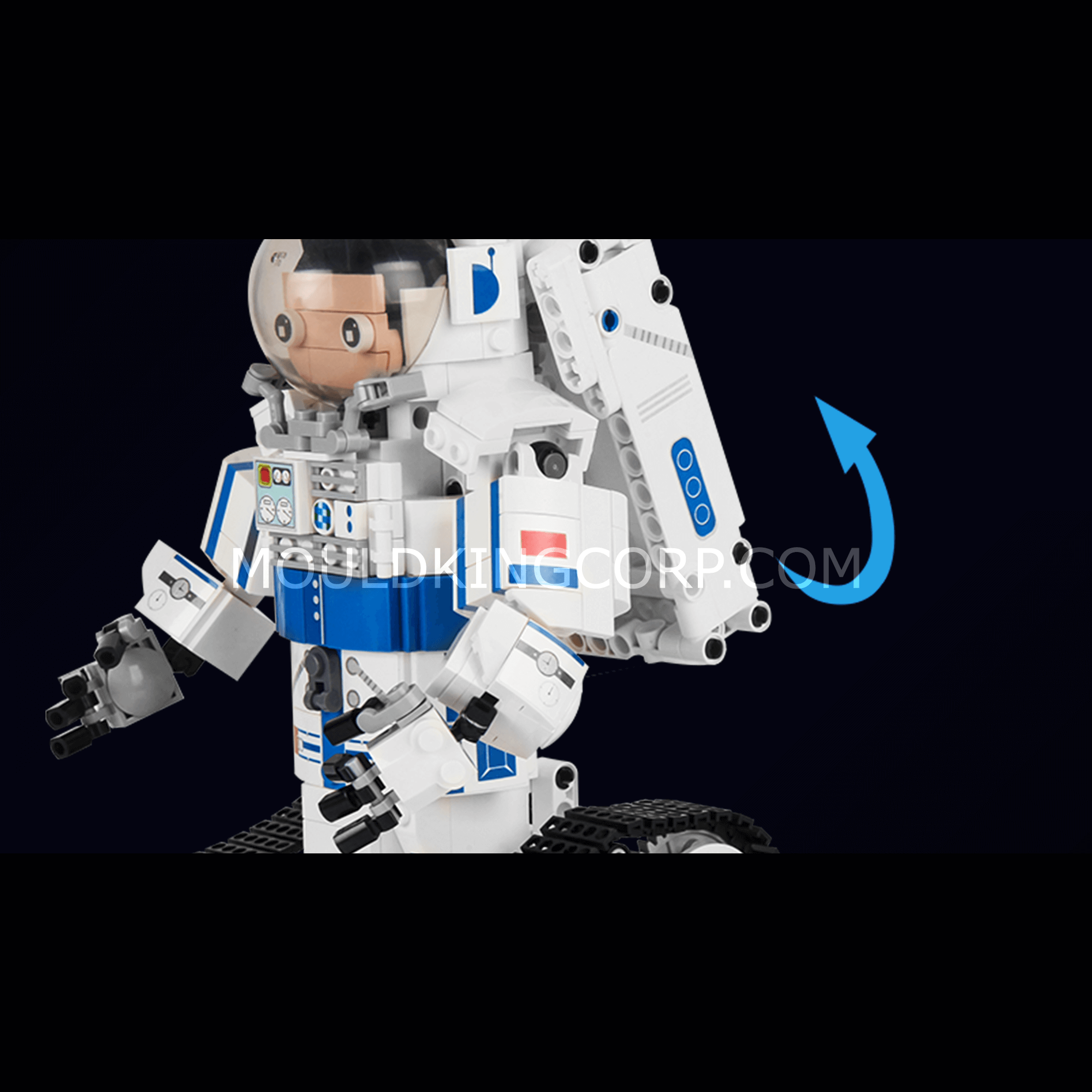 Mould King 13136 Astronaut Robot Building Blocks Set - 493 PCS STEM Educational Toy for Kids & Adults | Space Exploration Play, Gift Idea for Science Lovers