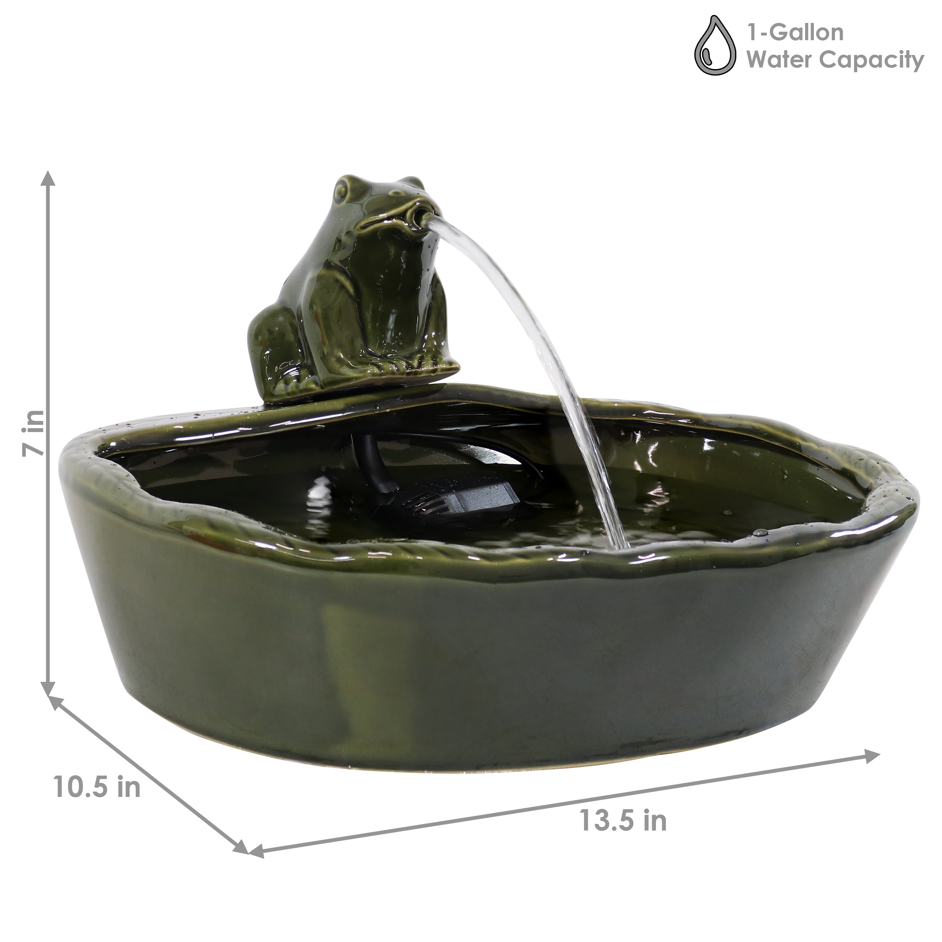 Modern Cascading Bowls Solar Fountain with Battery Backup - 28 Inch Outdoor Water Feature for Garden, Patio, and Yard Decor