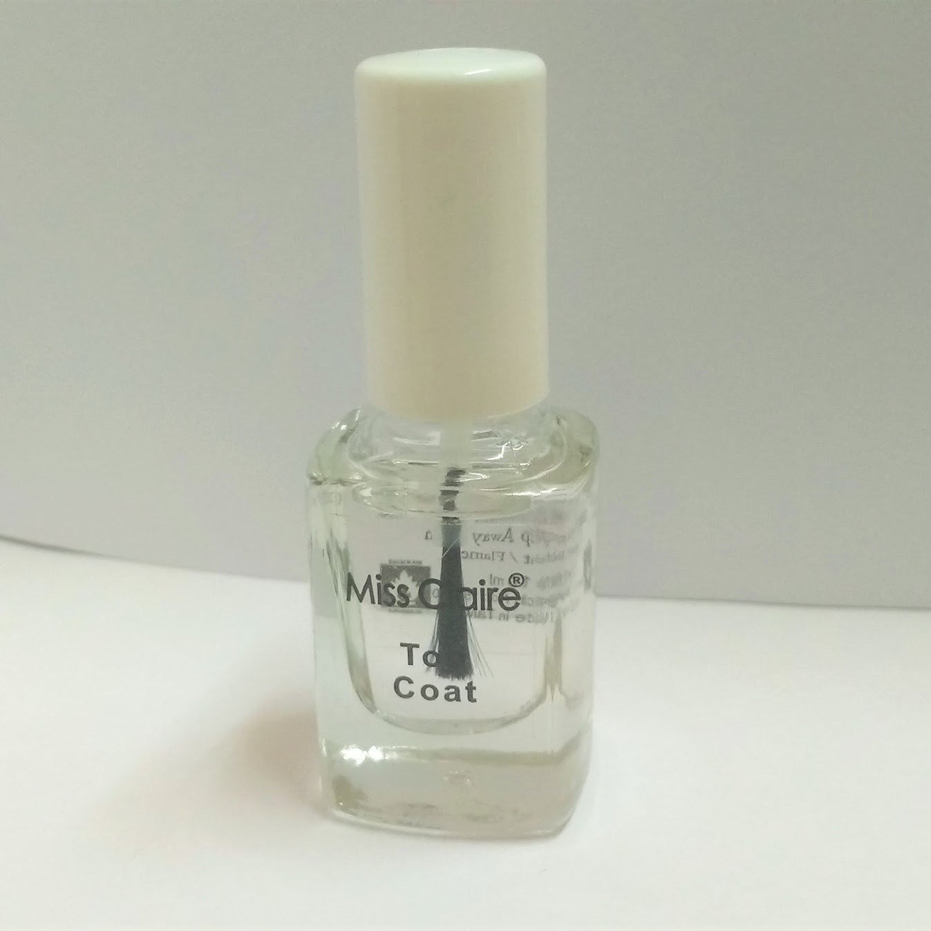 Miss Claire Top Coat Nail Polish - Long-Lasting High Gloss Finish for Manicures & Pedicures | Perfect for Daily Wear, Special Occasions & Salon-Quality Nails at Home