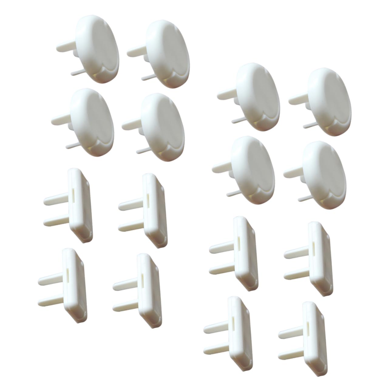 COOLHIYA Baby-Proof Electrical Outlet Covers 60pcs - Child Safety Socket Protectors for Home, Durable Plug Guards for Toddler Protection - Perfect for Nursery, Living Room & Kitchen Safety
