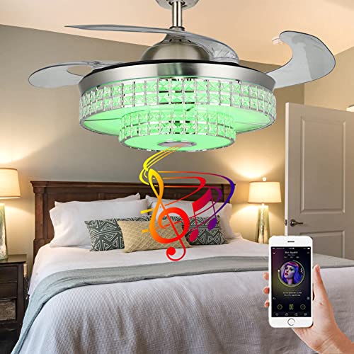 7 Color Dimmable/Bluetooth/Two-way Rotation - Silver 2