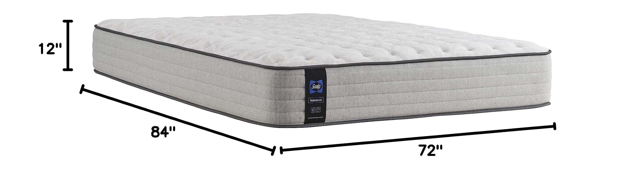 Sealy Posturepedic Firm Feel California King Mattress - Premium Support for Back Pain Relief | Ideal for Hot Sleepers & Master Bedrooms