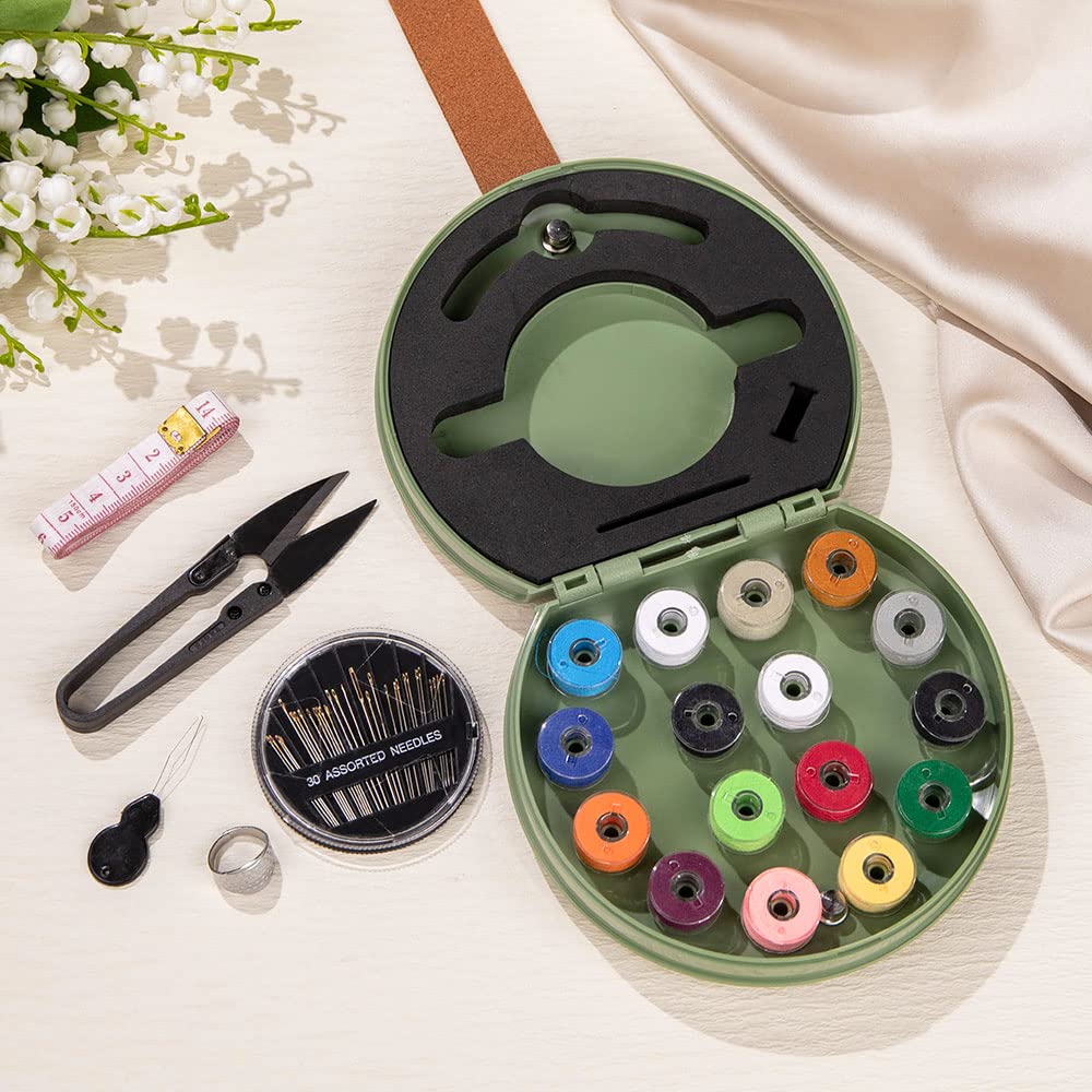 Personalized Sewing Box with Birth Flower & Floral Letter Initial - Portable Craft Storage Organizer for Sewing Kits, Needles & Threads | Perfect for DIY Projects, Home Crafting & Gift Giving