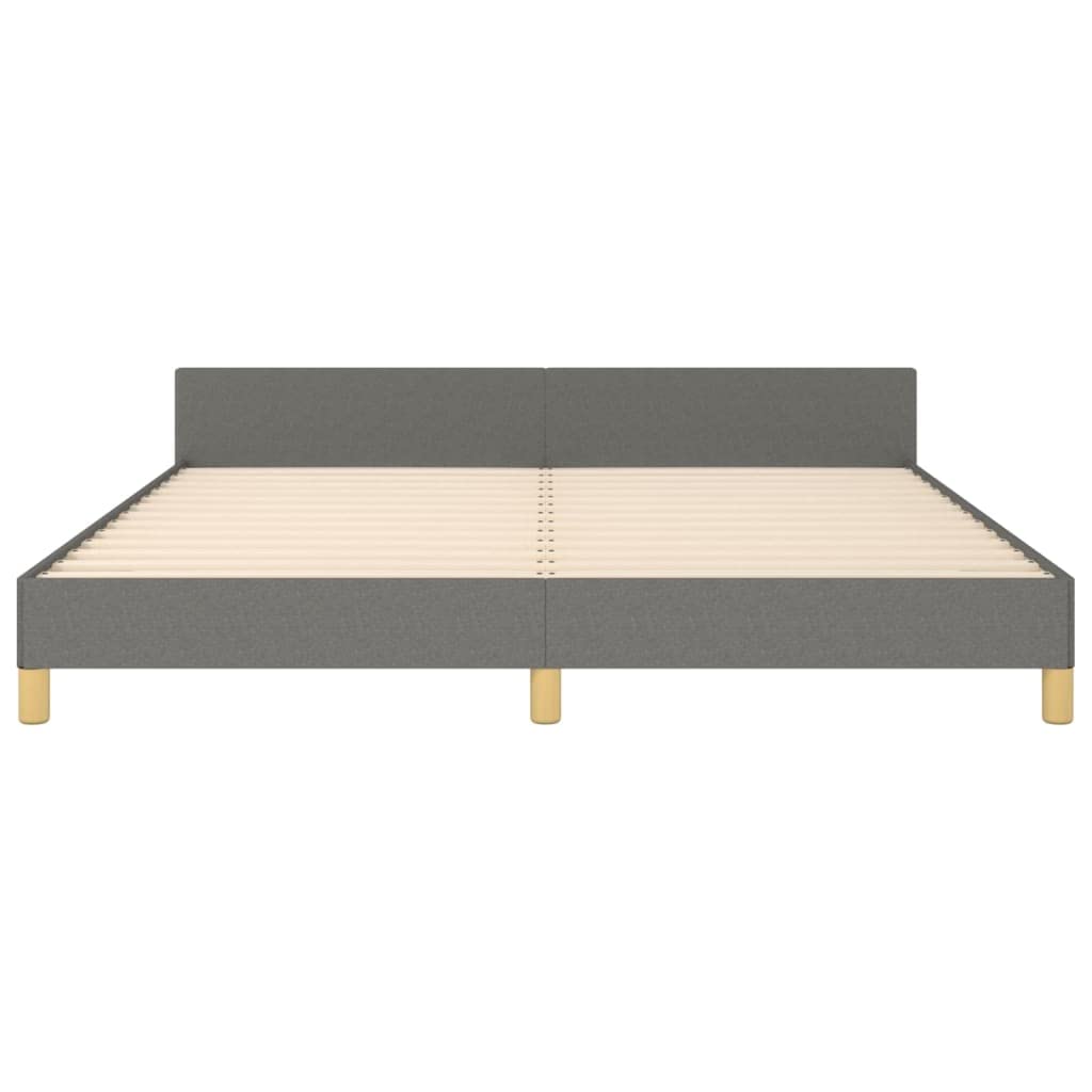 Zinus Floating Queen Platform Bed Frame with Headboard - Dark Gray 72