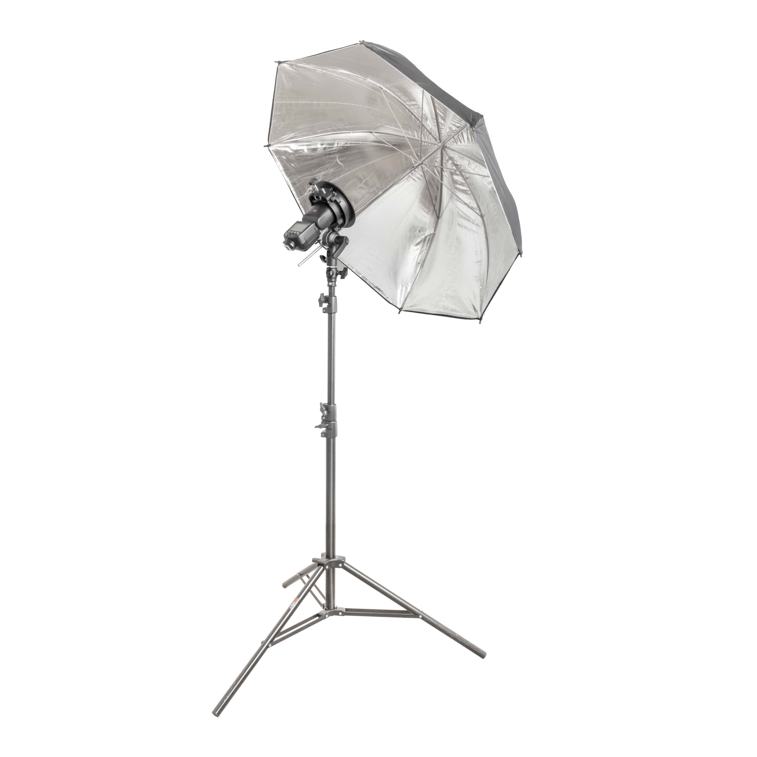 Professional V1 Speedlite Flash with Black/Silver Bounce Umbrella Kit - Perfect for Portrait, Product & Event Photography (Canon/Nikon/Sony Compatible)