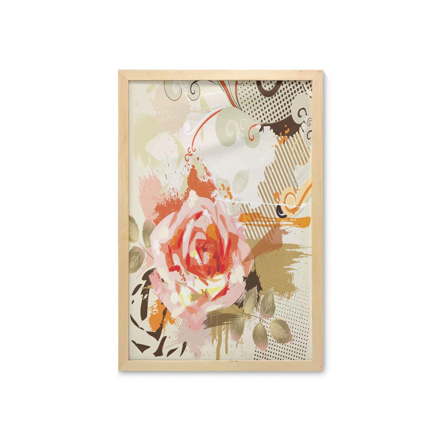 Ambesonne Framed Rose Wall Art - 23