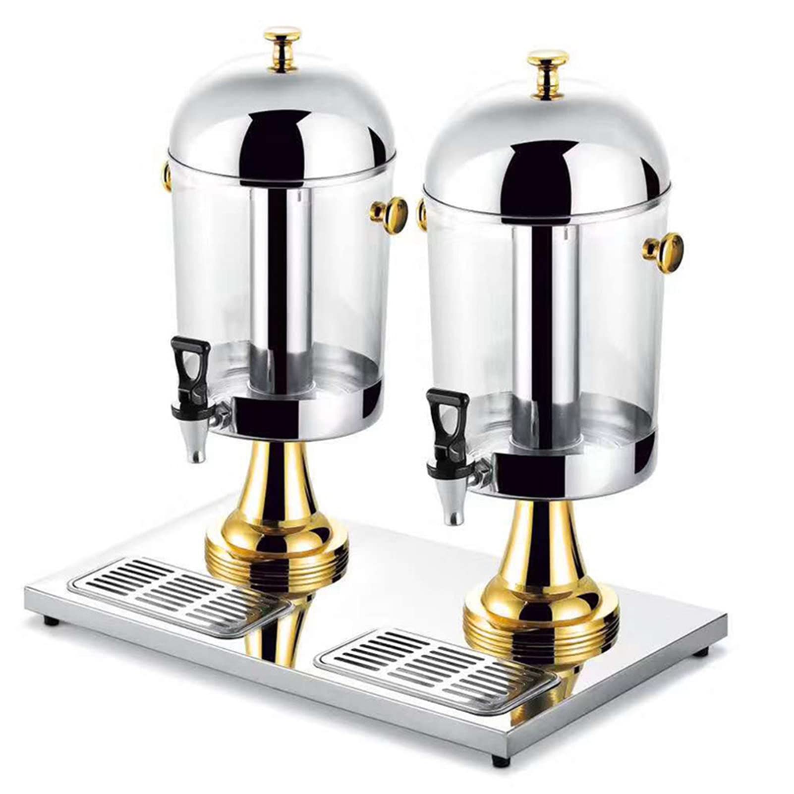 Commercial Beverage Dispenser Self-Service Drink Machine with Tap - Hot & Cold Juice, Cocktail, Punch & Ice Water Dispenser for Bars, Parties, Restaurants & Catering Events - Perfect for Weddings, BBQs & Office Gatherings