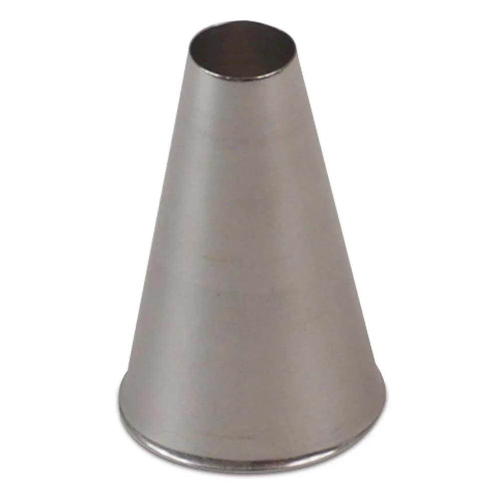 Stainless Steel Plain Pastry Decorating Tip for Cake Piping, Cupcake Frosting & Cookie Decorating - Professional Baking Tools for Home Bakers
